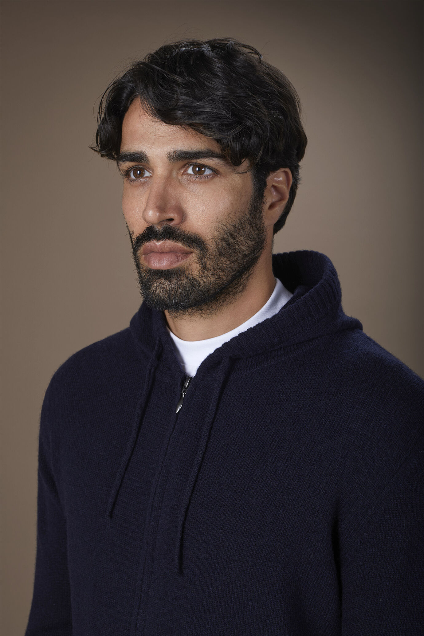 Pull-over homme en tricot mélangé lambswool coupe regular fit image number 2