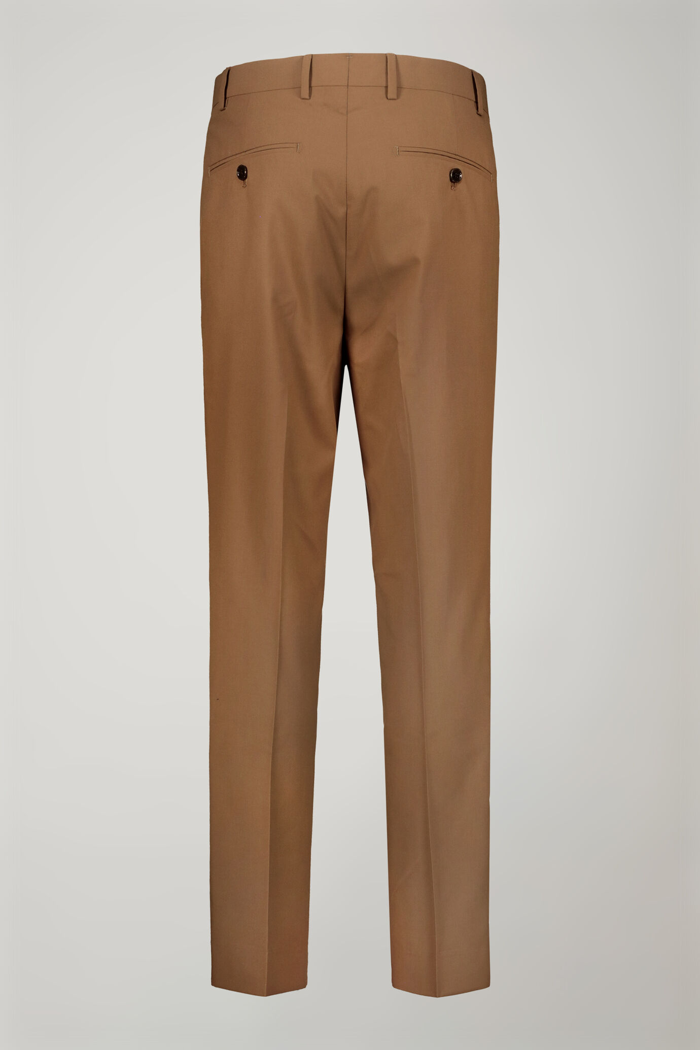Abito uomo monopetto con rever a lancia tessuto tinta regular fit image number 7