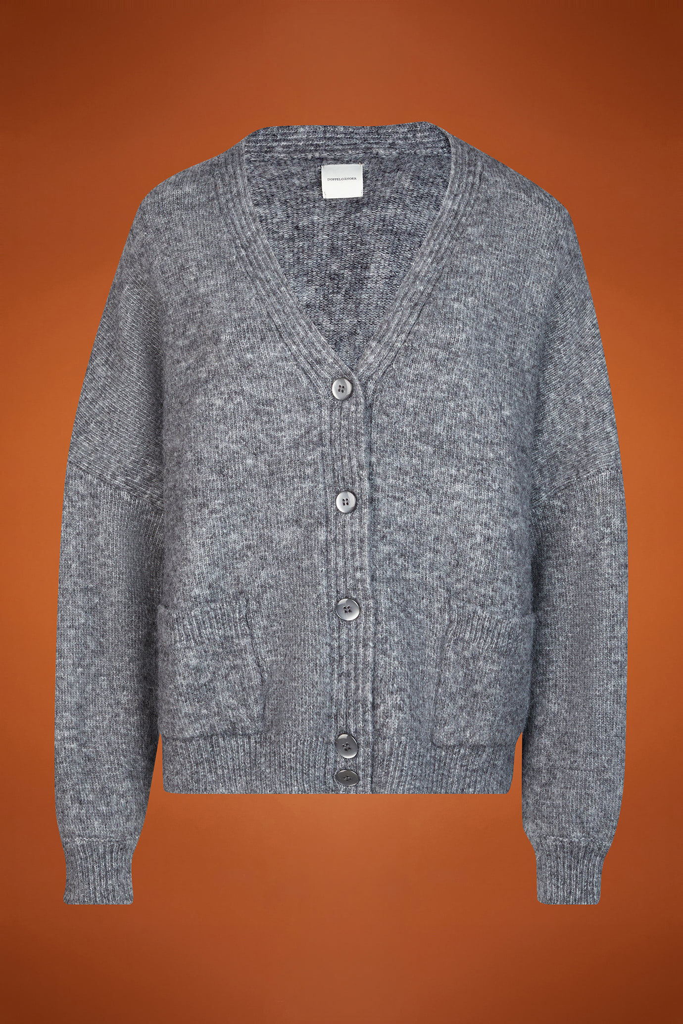 Women's V-neck knitted cardigan in a regular fit image number 4