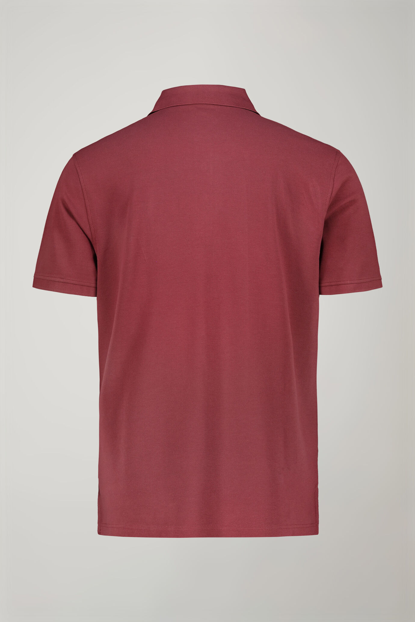 Men’s short sleeve polo shirt 100% piquet cotton regular fit image number 5