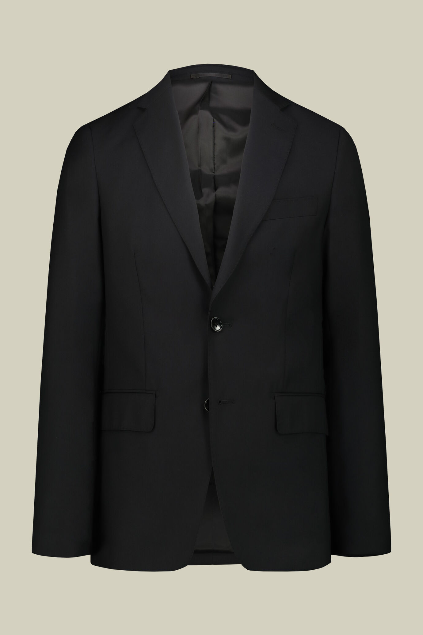 Costume homme à un bouton en twill, coupe regular image number 0