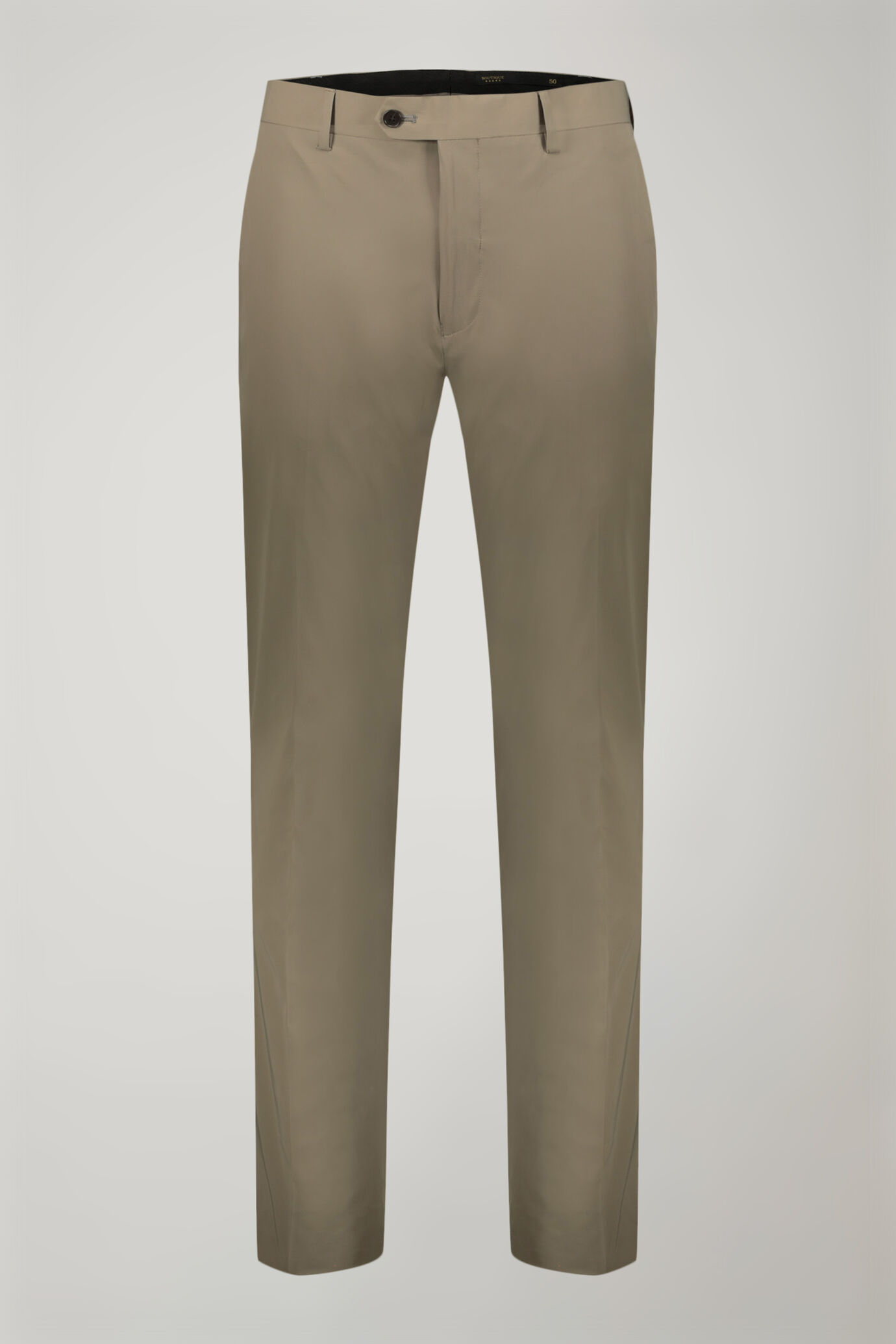 Men's single-breasted suit in regular fit technical fabric image number 6