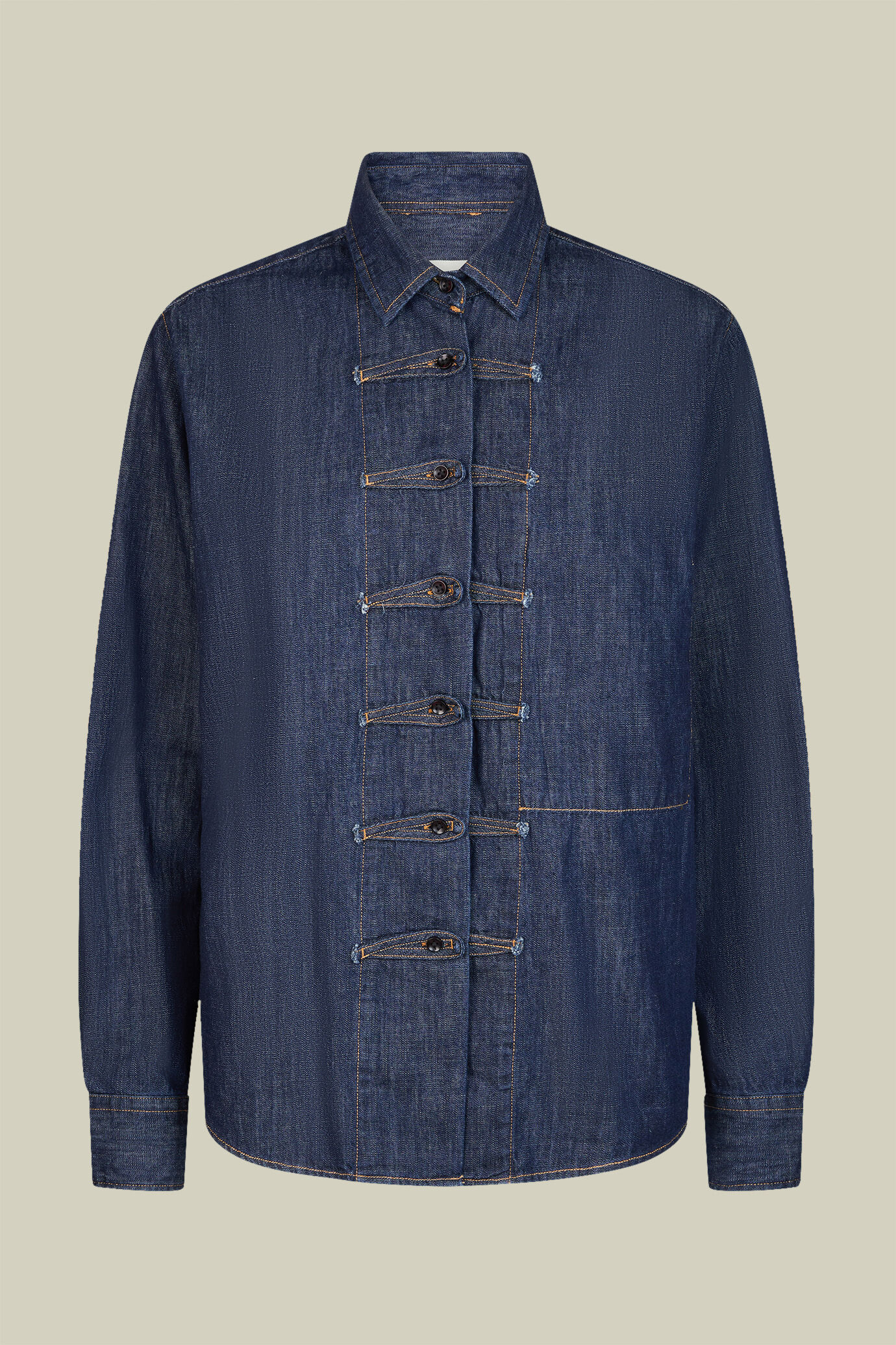 Freizeithemd für Damen aus 100 % Baumwoll-Denim in normaler Passform image number 4