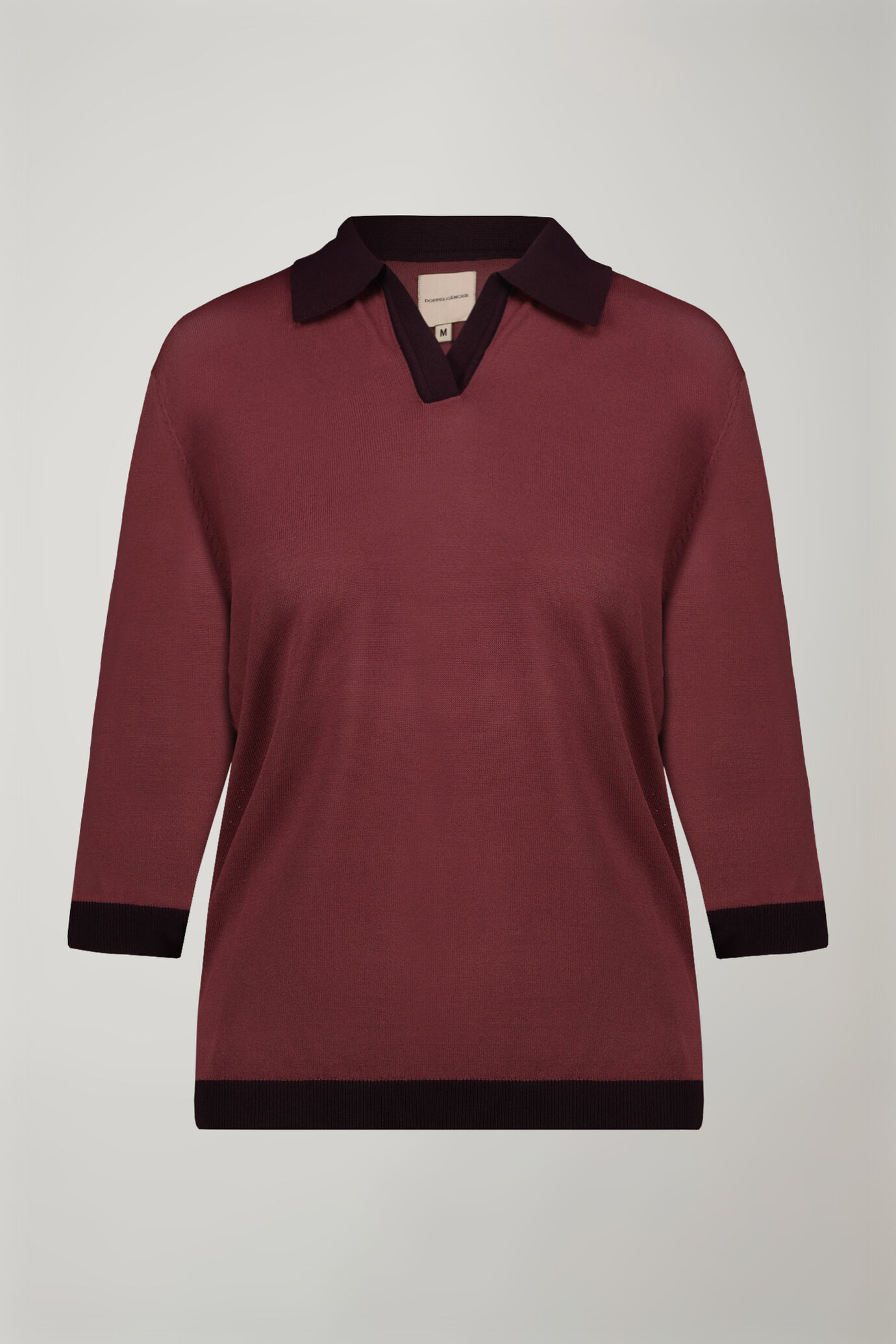 Women’s polo with three-quarter sleeve regular fit image number 4