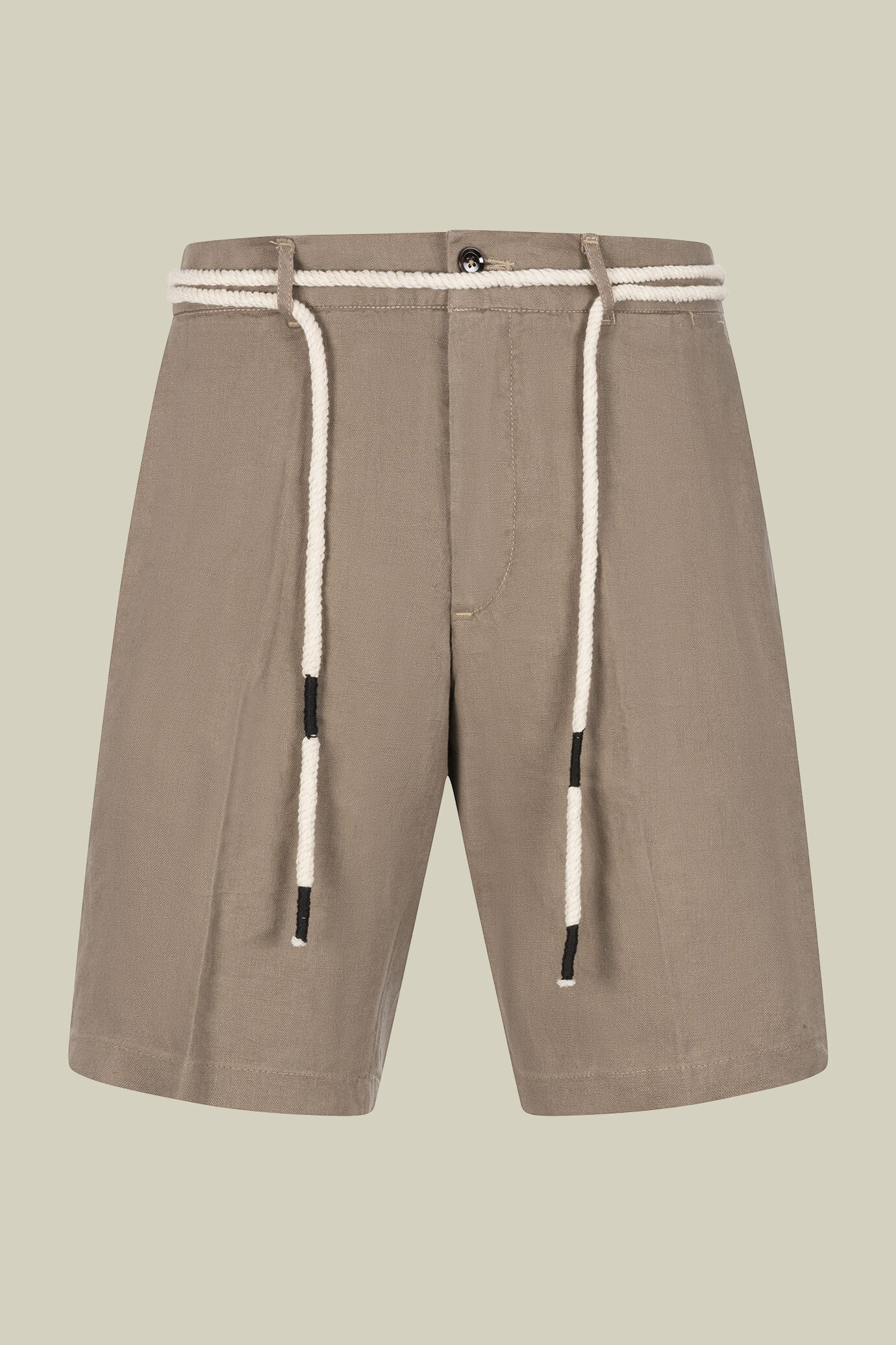 Bermuda homme 100 % lin coupe classique image number 2