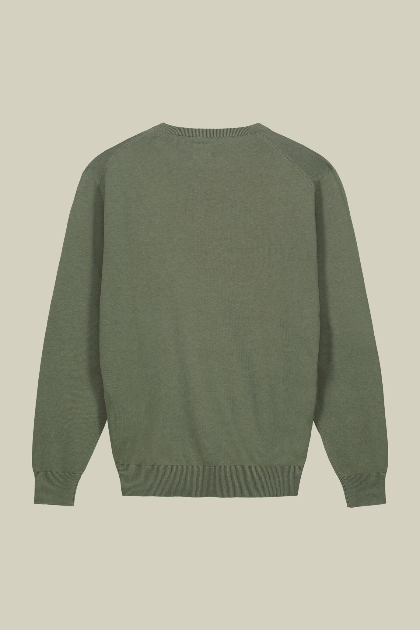 Pull col rond homme 100% coton bio-washed image number 5