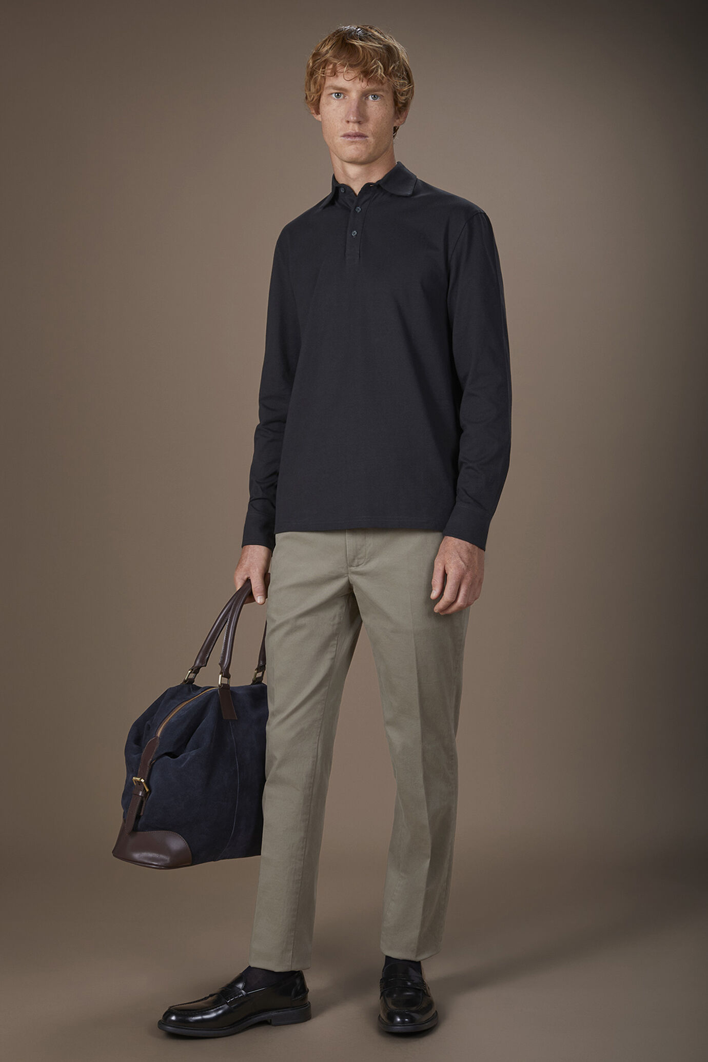 Polo uomo in 100% cotone regular fit