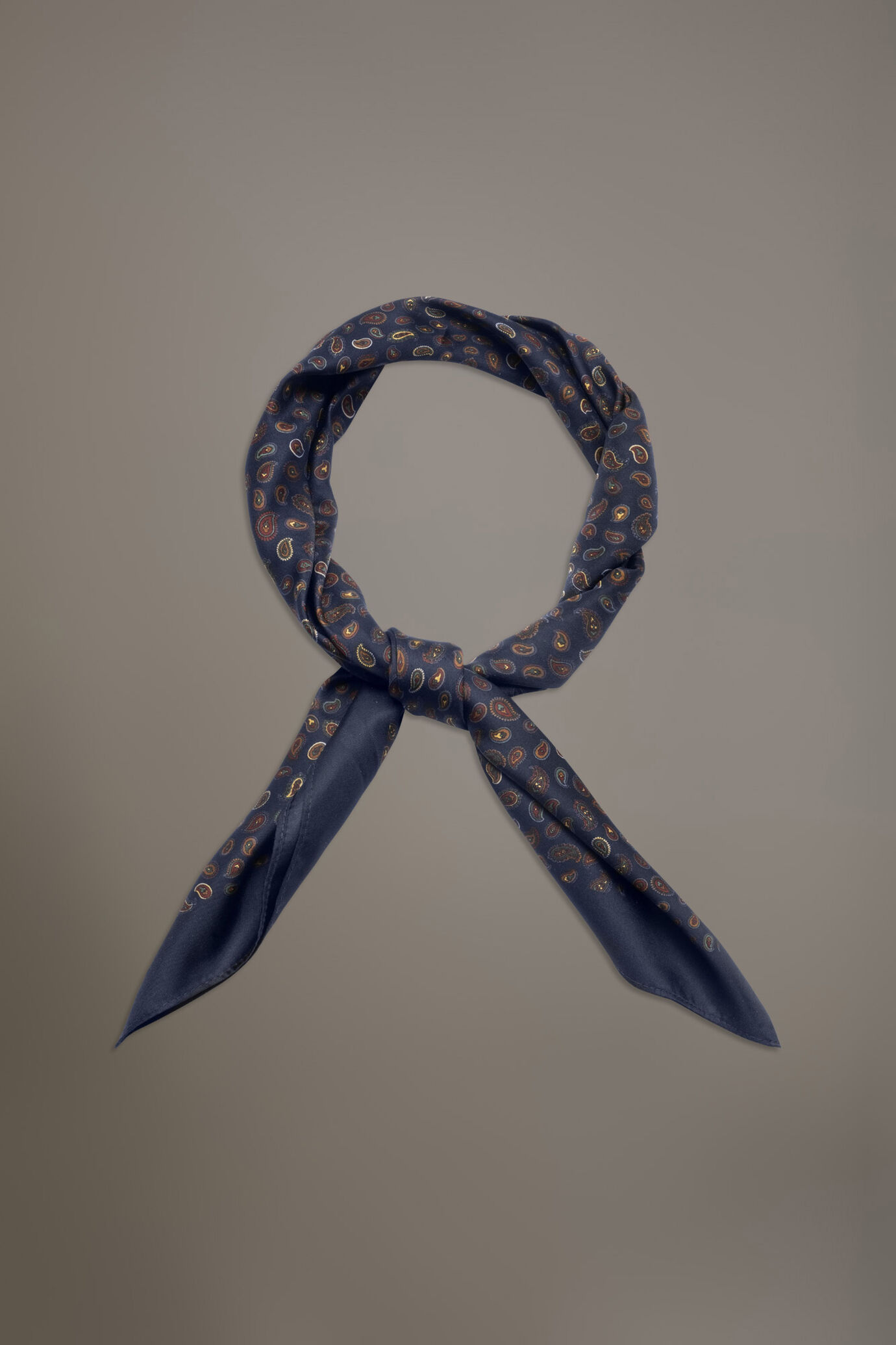 Foulard in twill fantasia stampata image number 0