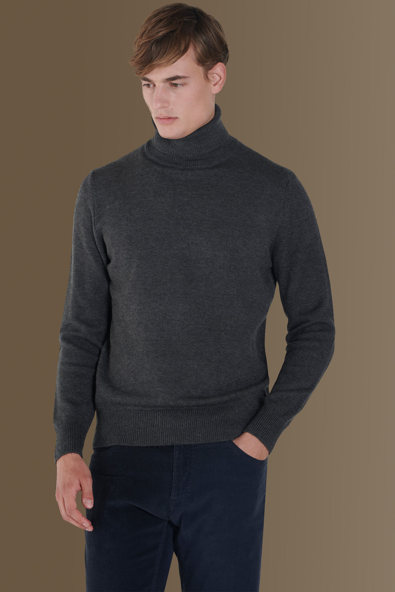 Maglia collo alto soft touch image number 0