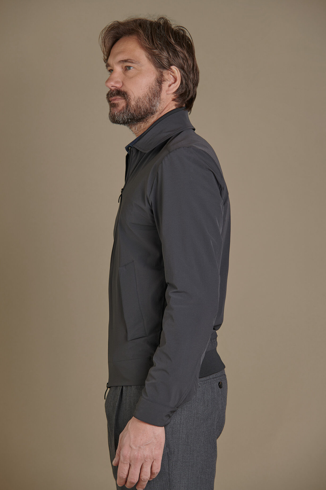 Giacca sailor impermeabile con zip image number 1