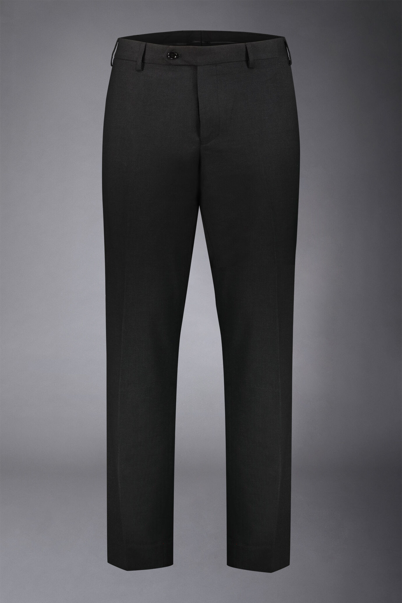 Abito monopetto uomo regular fit tessuto occhio di pernice image number 7