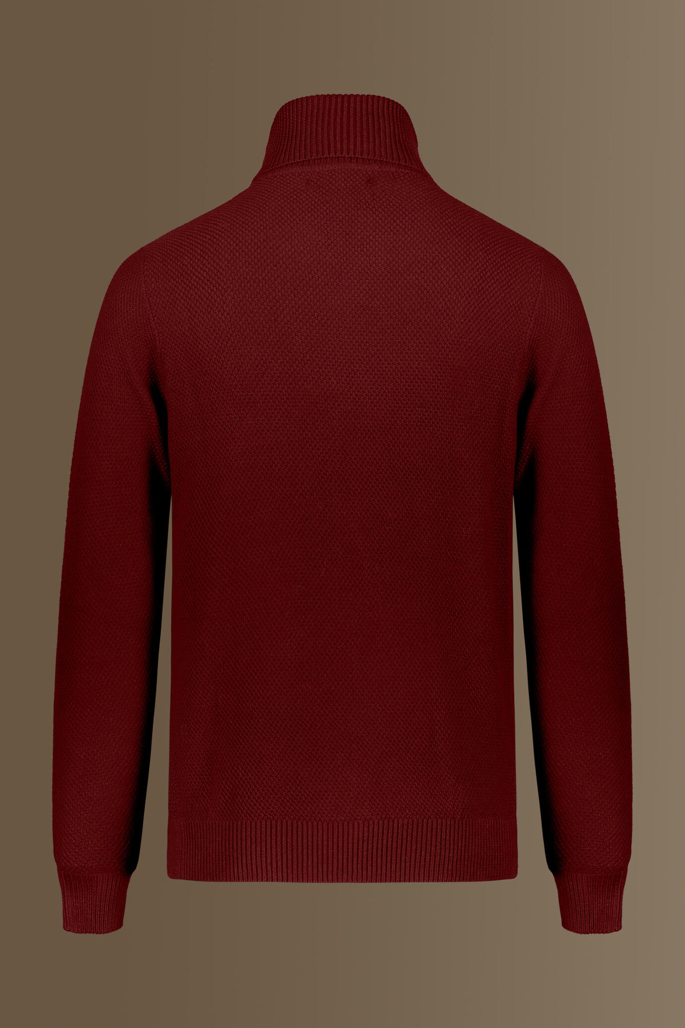 Turtle neck sweater, cotton blend image number 1