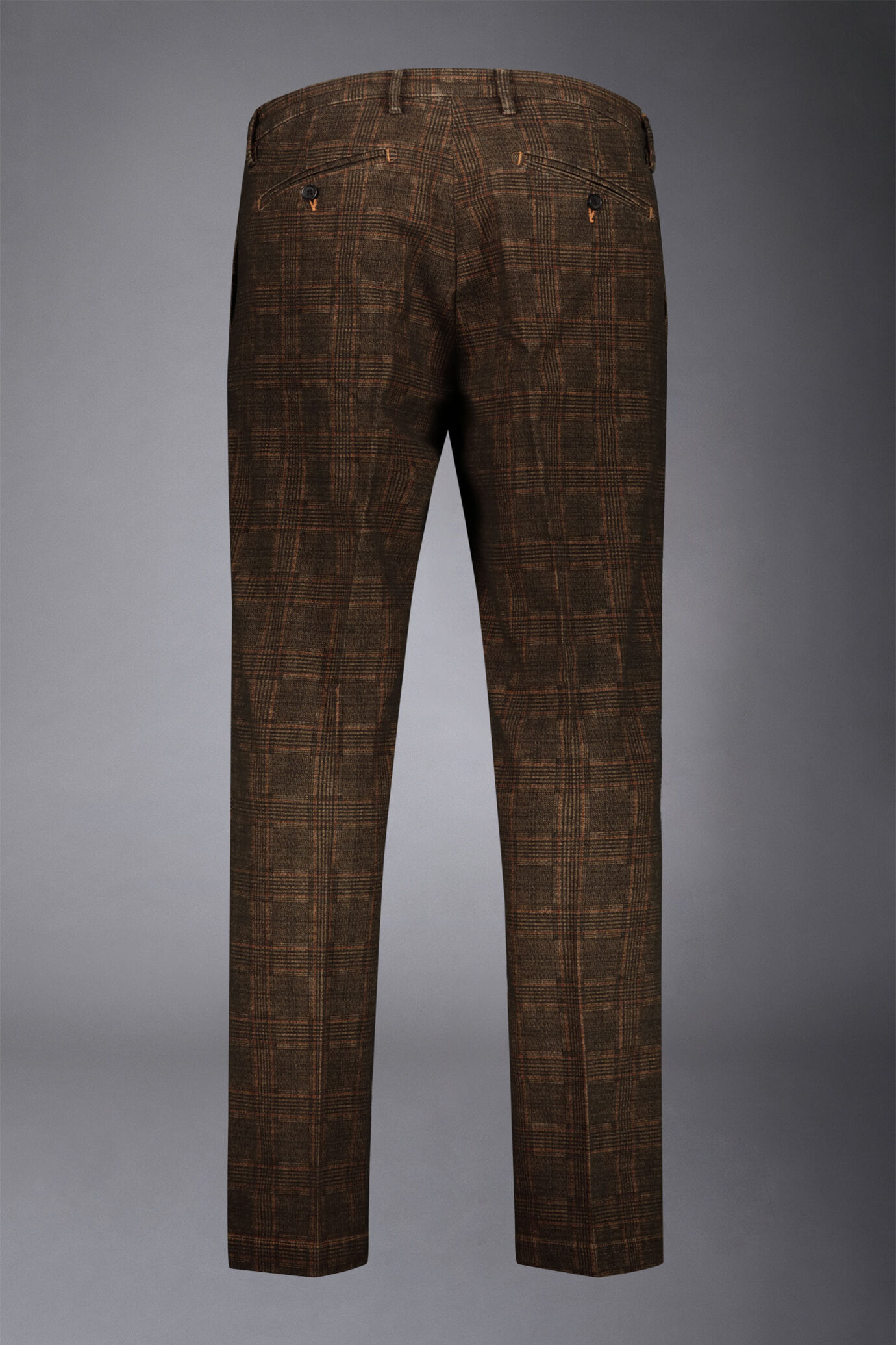 Pantalone chino uomo principe di galles regular fit image number 5