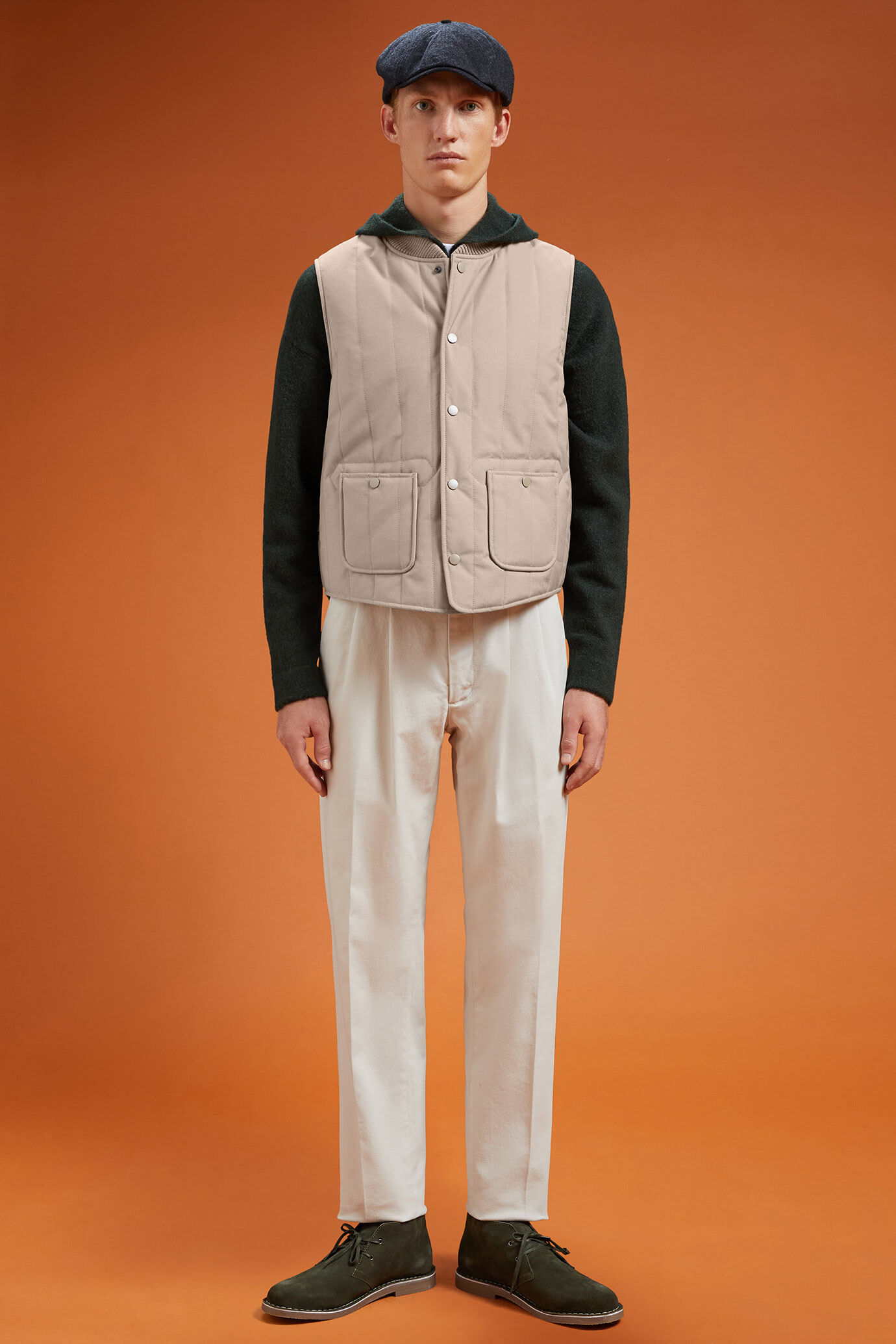 Gilet matelassé pour homme avec doublure en jersey, coupe confort image number 2