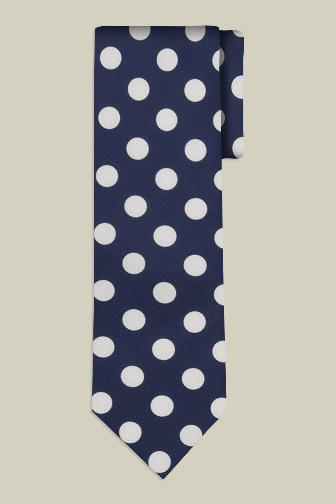 Men's macro polka dot tie