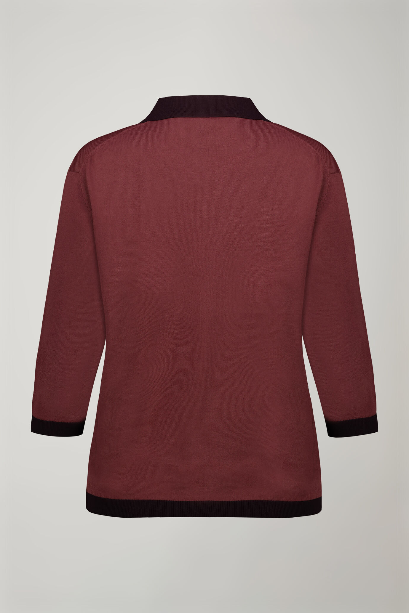 Damen-Poloshirt mit 3/4-Ärmeln in normaler Passform image number 5