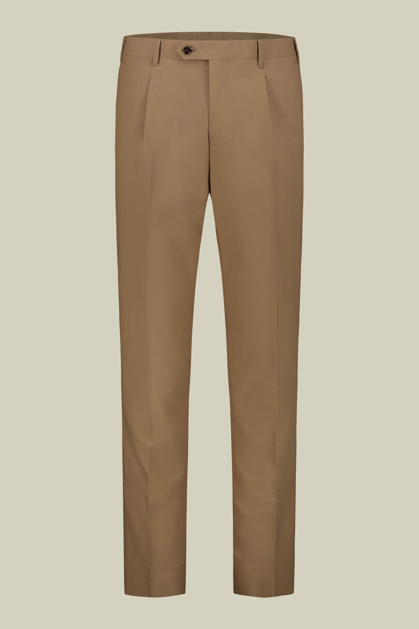 Men's double-breasted suit in plain fabric, regular fit image number 6