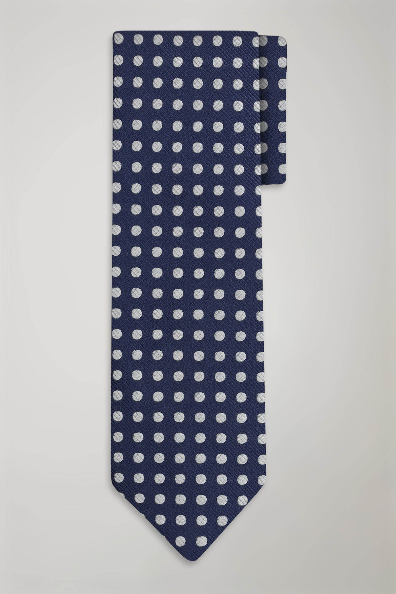 Men's tie pois pattern bamboo image number 0