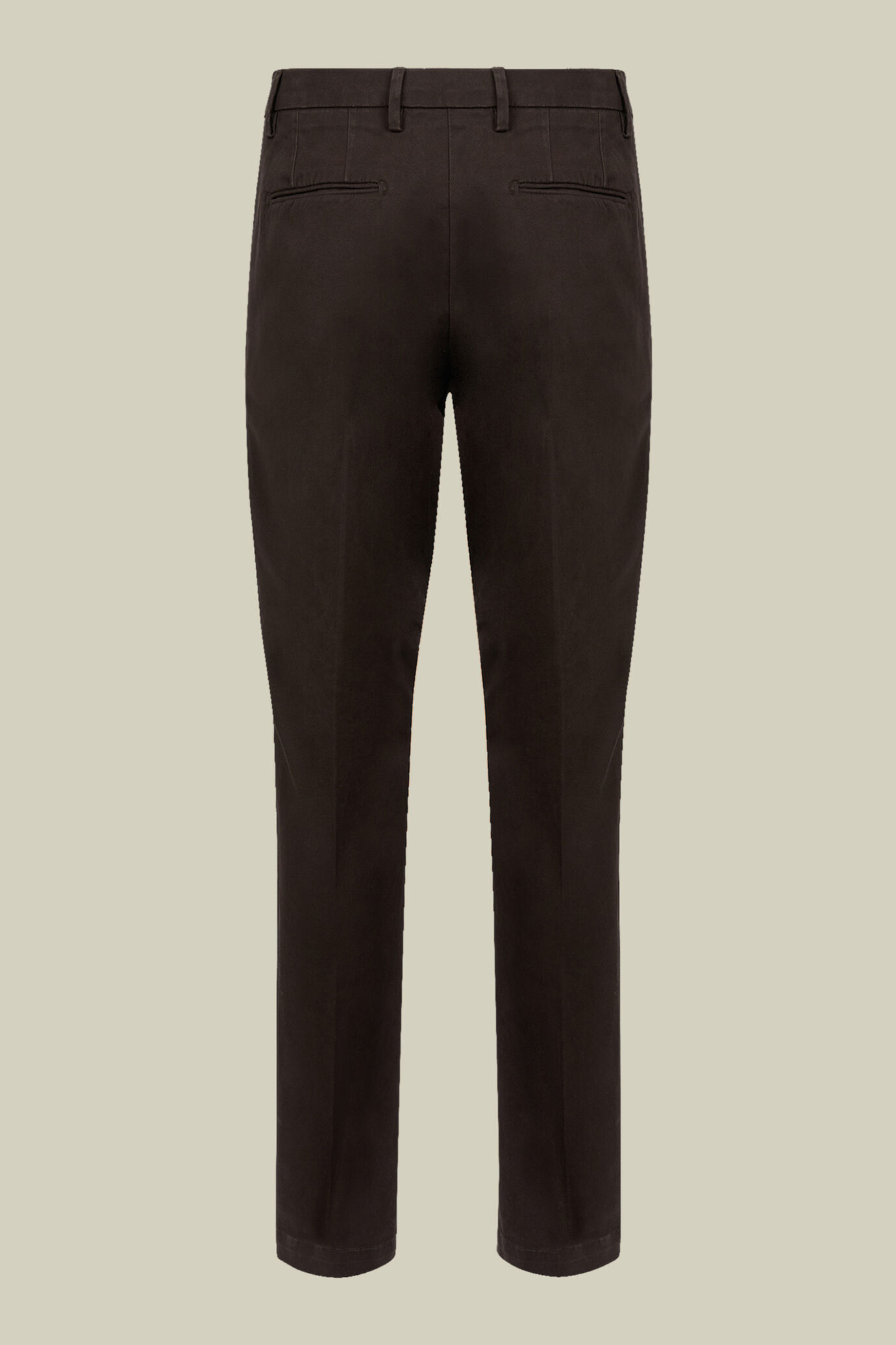 Pantalone classico uomo chino in twill perfect fit image number 1