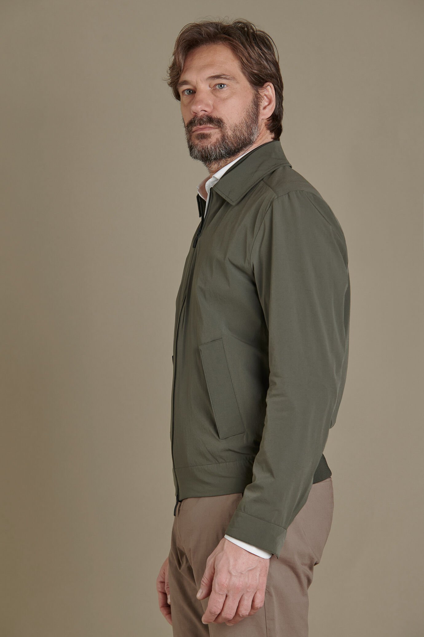 Giacca sailor impermeabile con zip image number 1