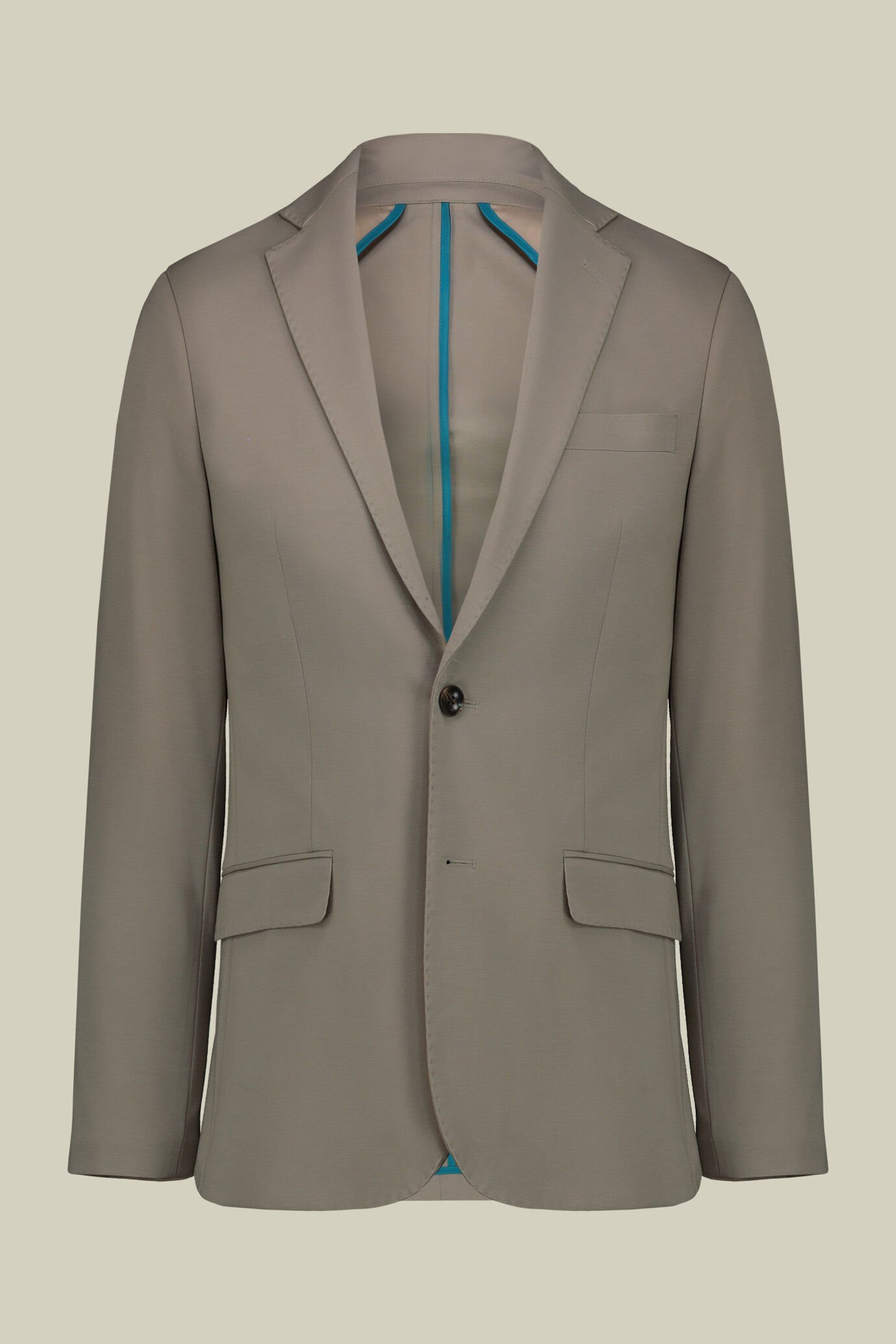 Abito uomo monopetto tessuto jersey regular fit