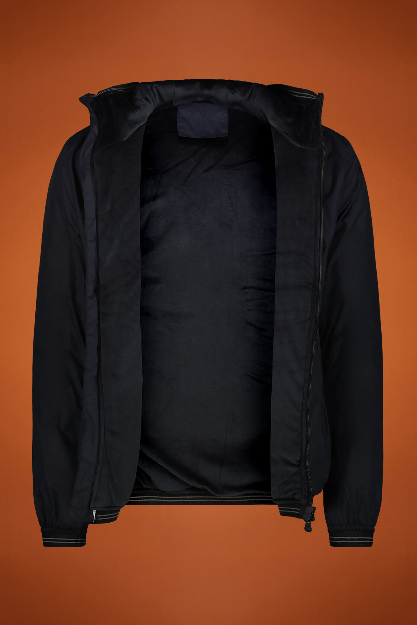 Giubbotto Uomo Tecnico con Cappuccio e Rivestimento interno image number 2