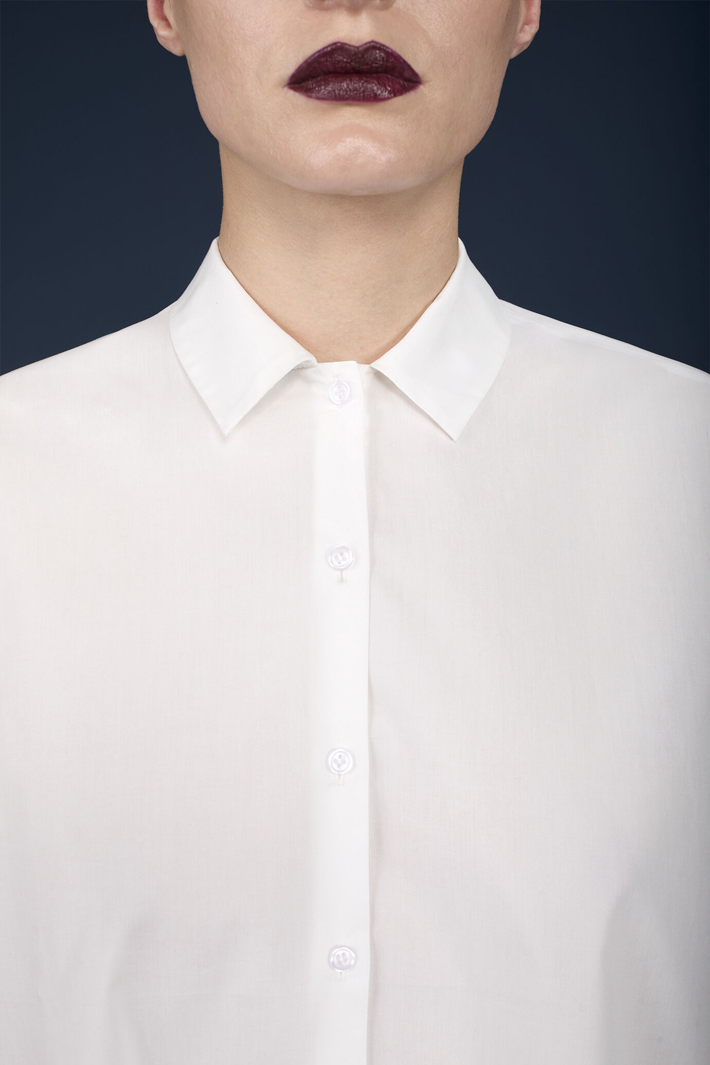 Camicia donna boxy a maniche lunghe image number 4