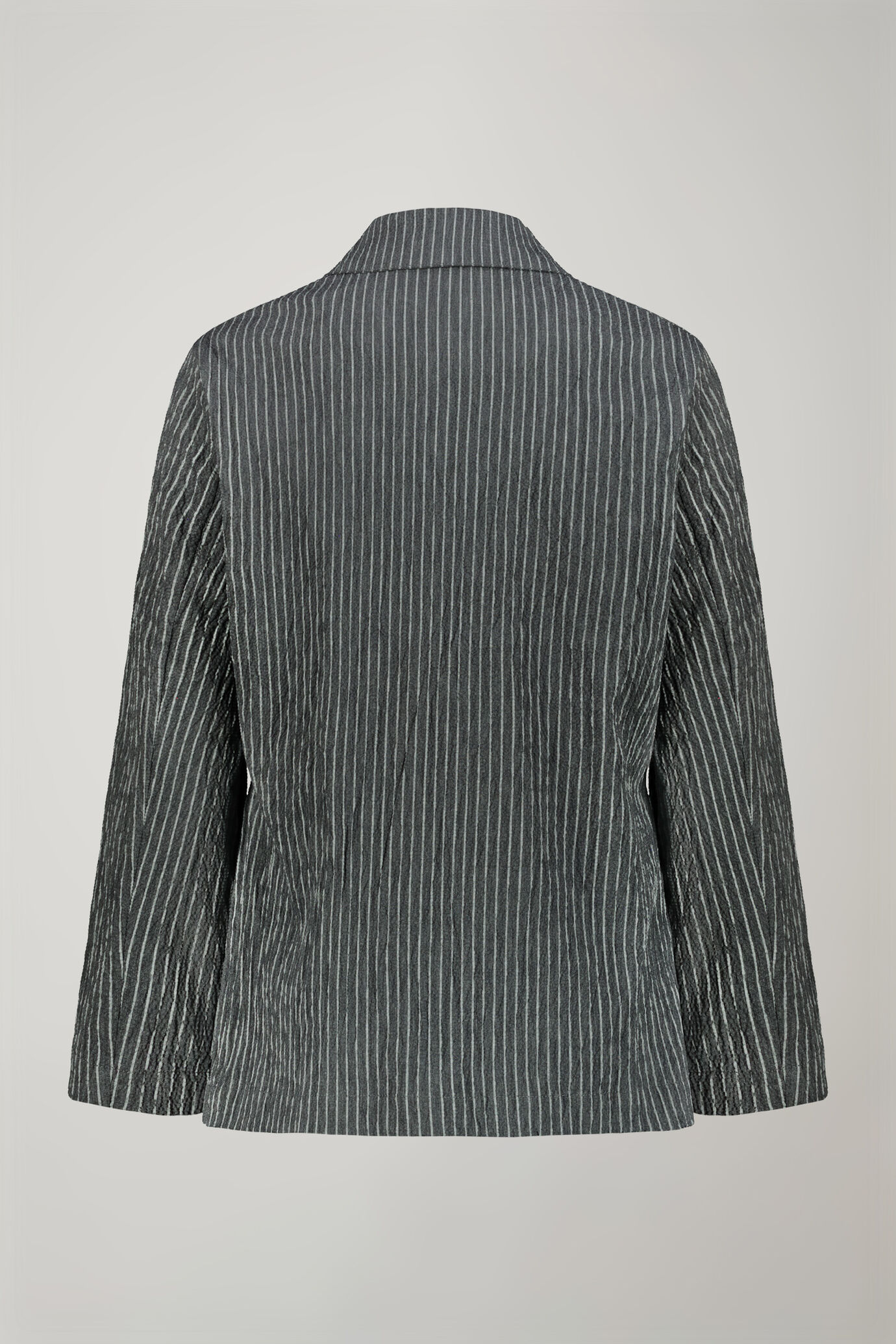 Damenblazer mit Nadelstreifen aus Stretch-Baumwolle in normaler Passform image number 5