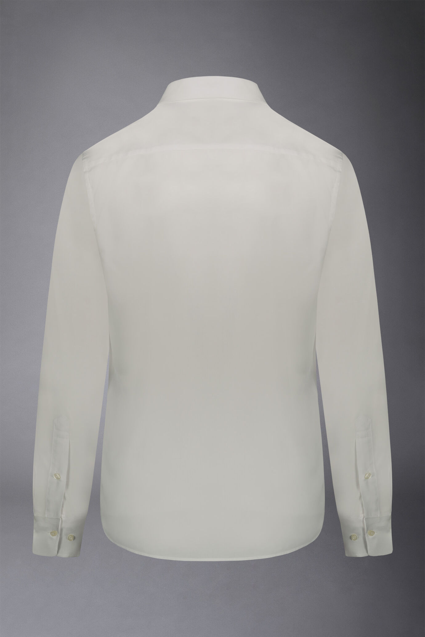 Chemise classique à col français, coupe régulière, tissu à chevrons image number 5