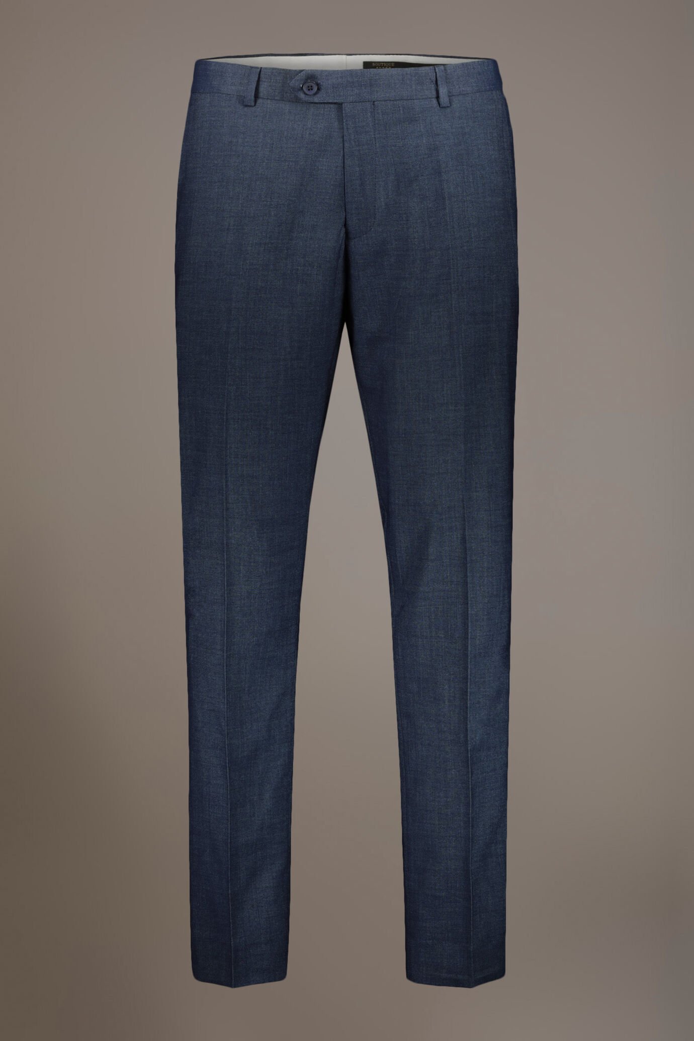 Costume droite fit régulier en tissu effet denim image number 6