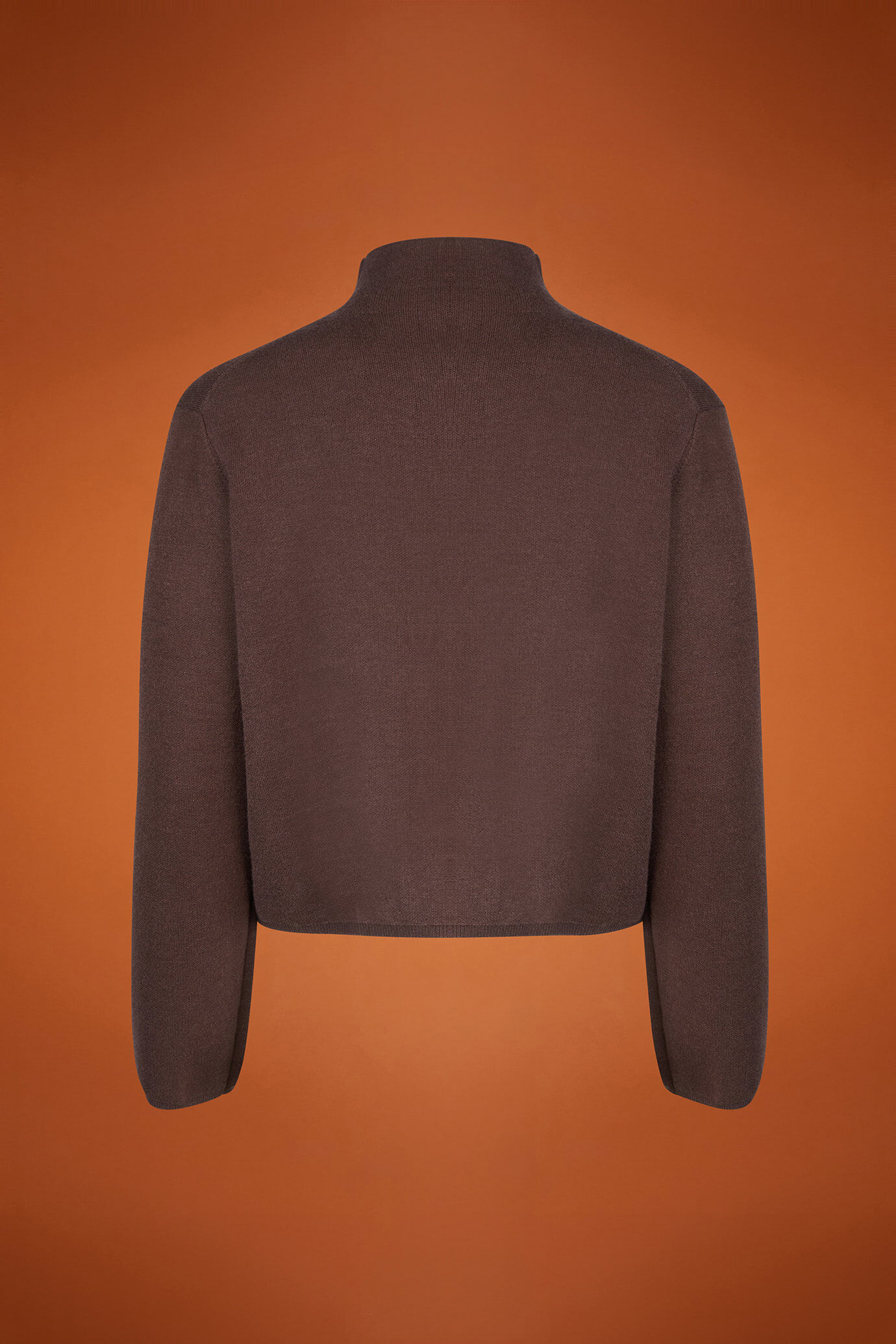 Women's long-sleeved mock polo neck jumper in a regular fit image number 5
