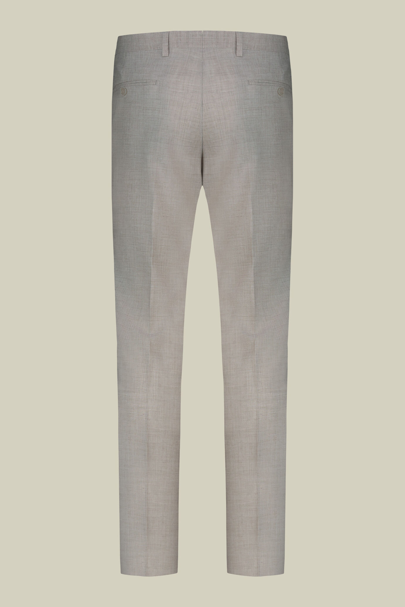 Costume homme à un bouton en tissu grisaille, coupe regular image number 3