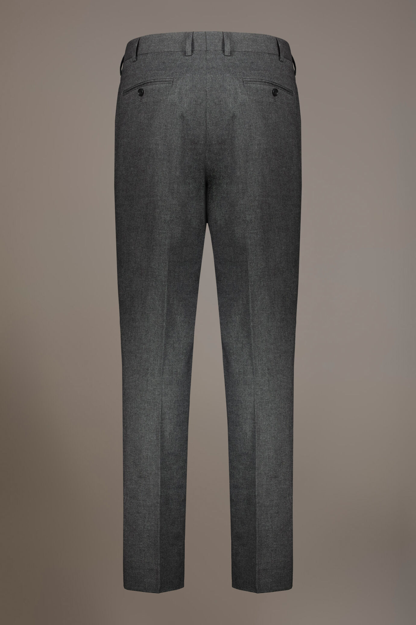 Abito monopetto regular fit tessuto misto cotone stretch image number 8