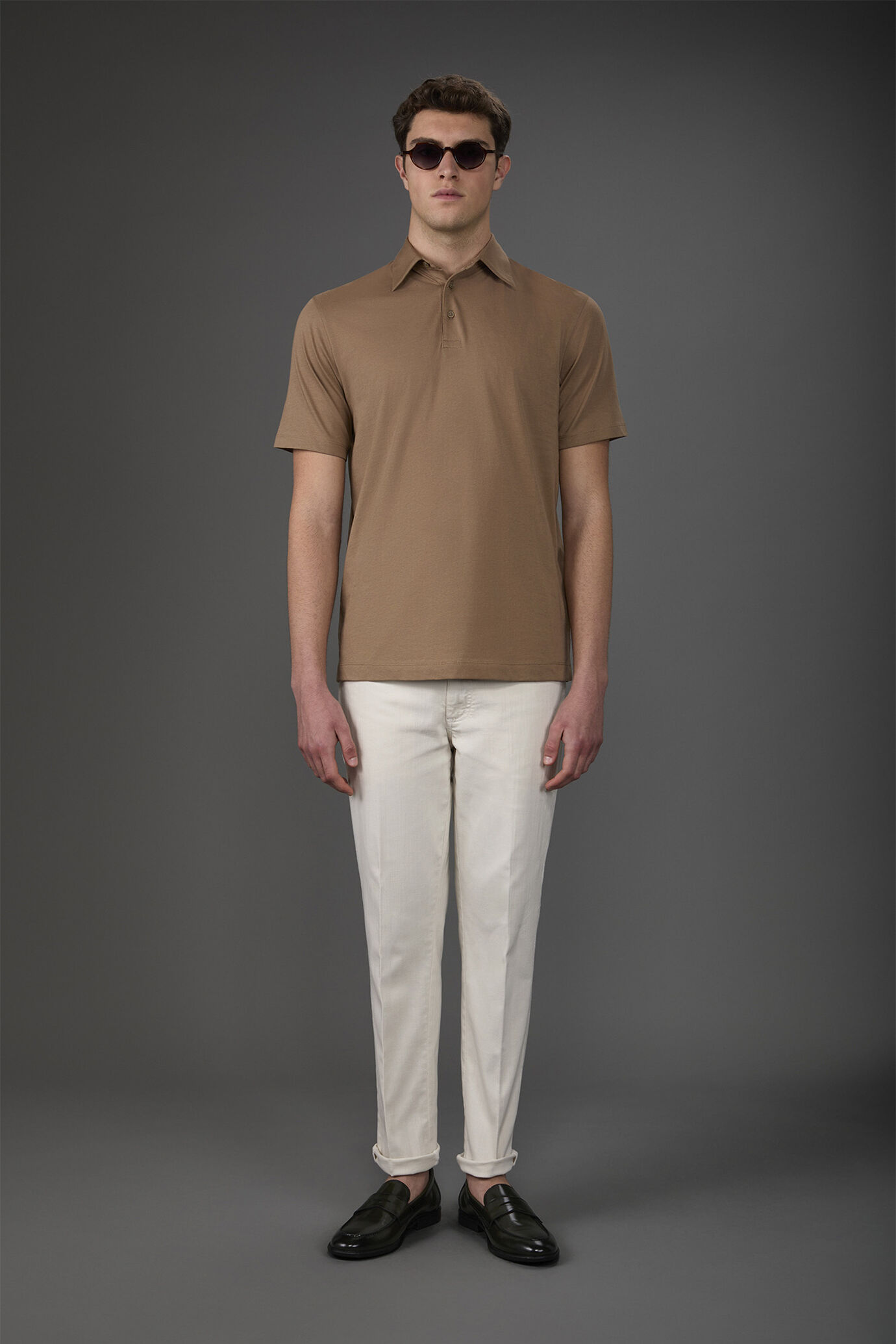 Kurzarm-Poloshirt für Herren aus Bio-Baumwolle image number 1