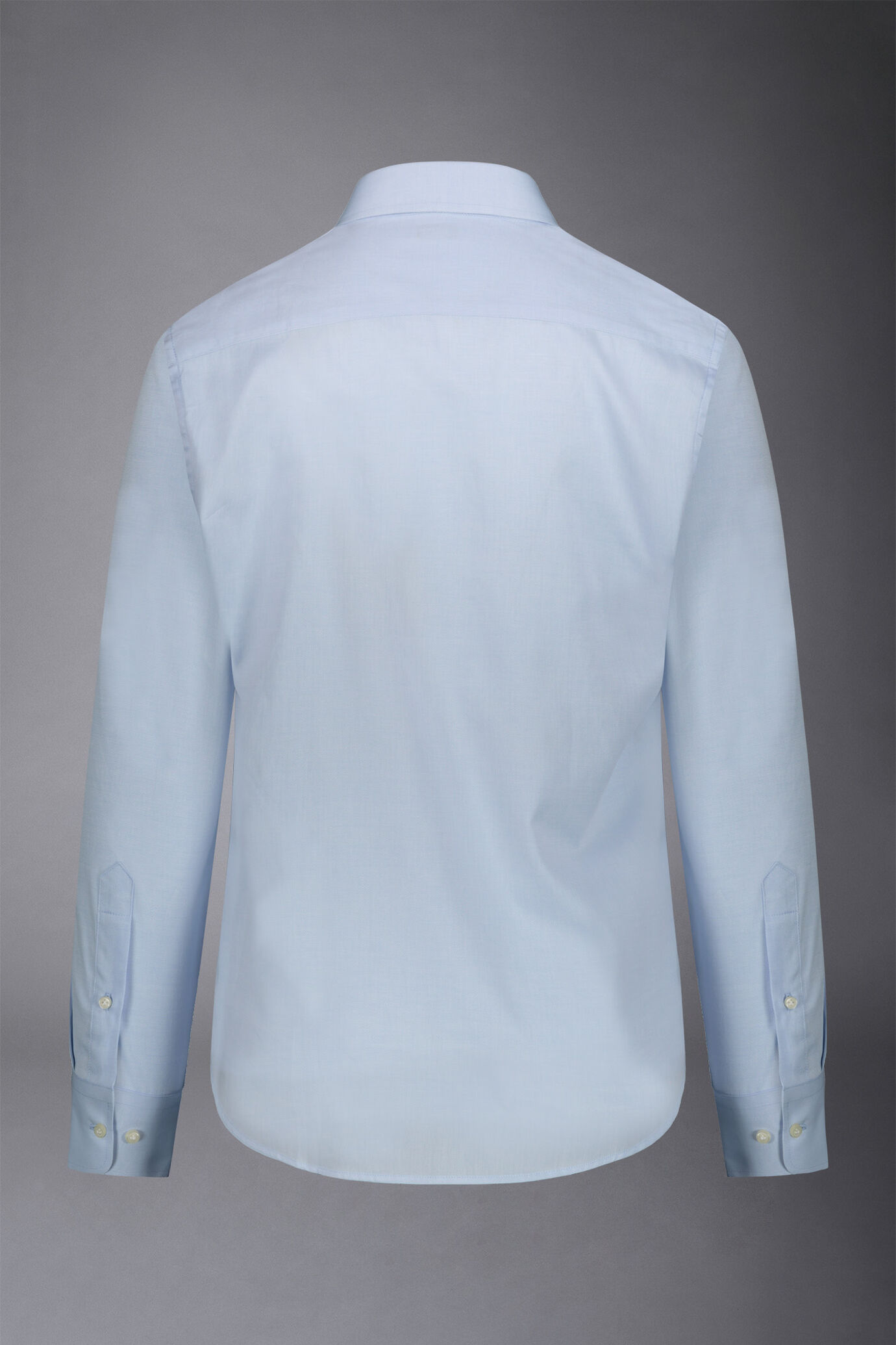 Camicia classica uomo collo francese regular fit tessuto armaturato image number 5