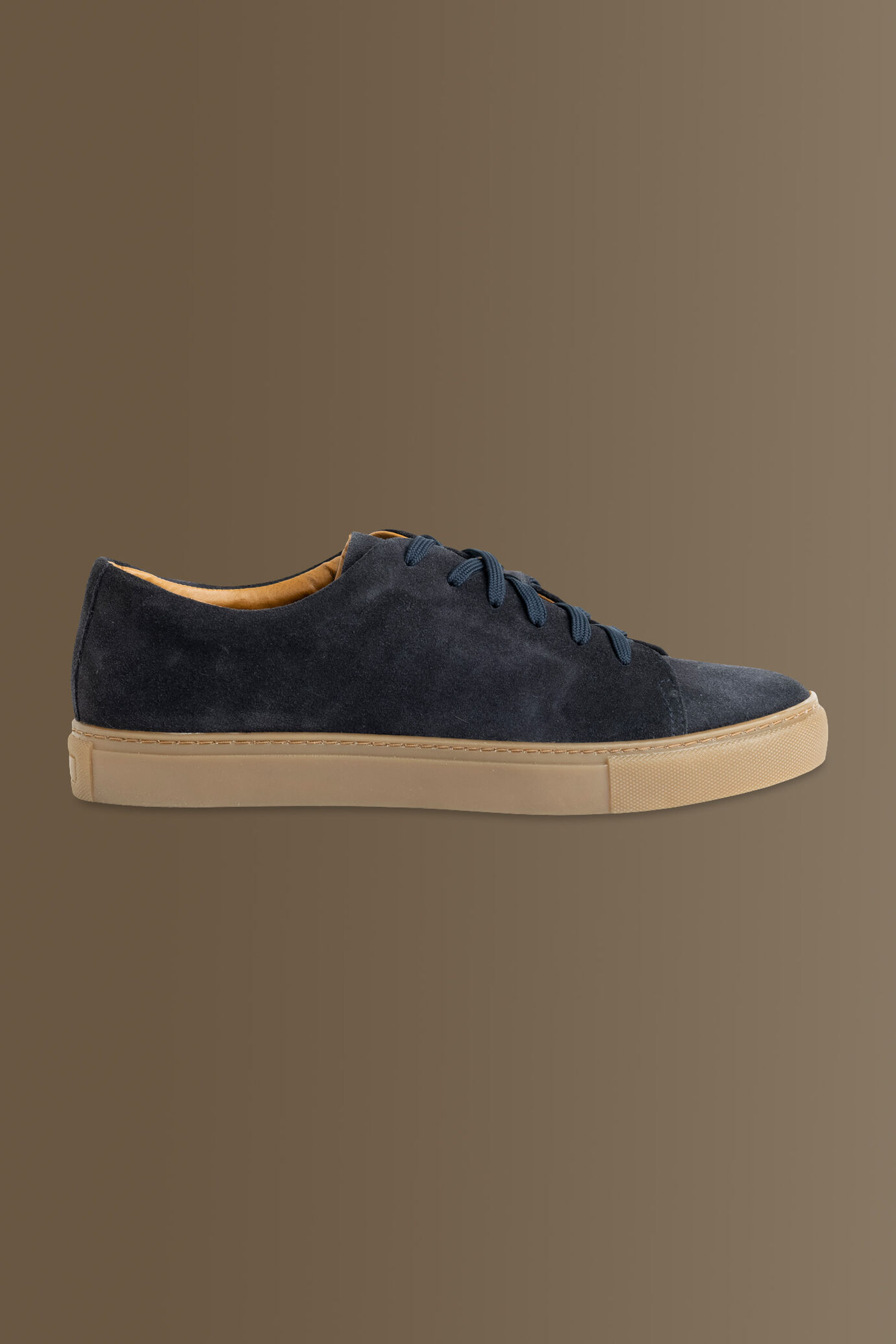 Sneakers uomo in vera pelle scamosciata image number 2