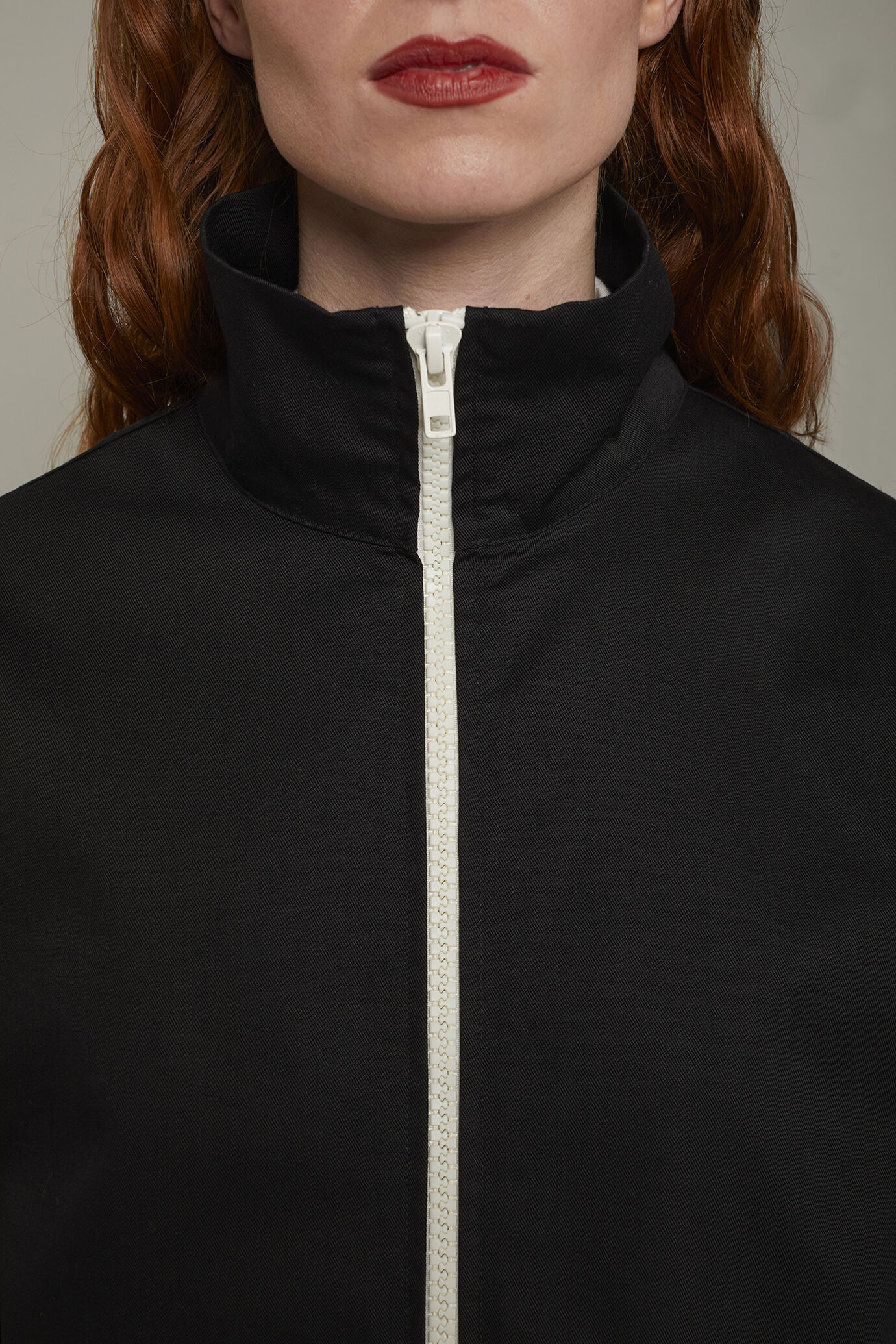 Women's jacket with zip regular fit image number 3