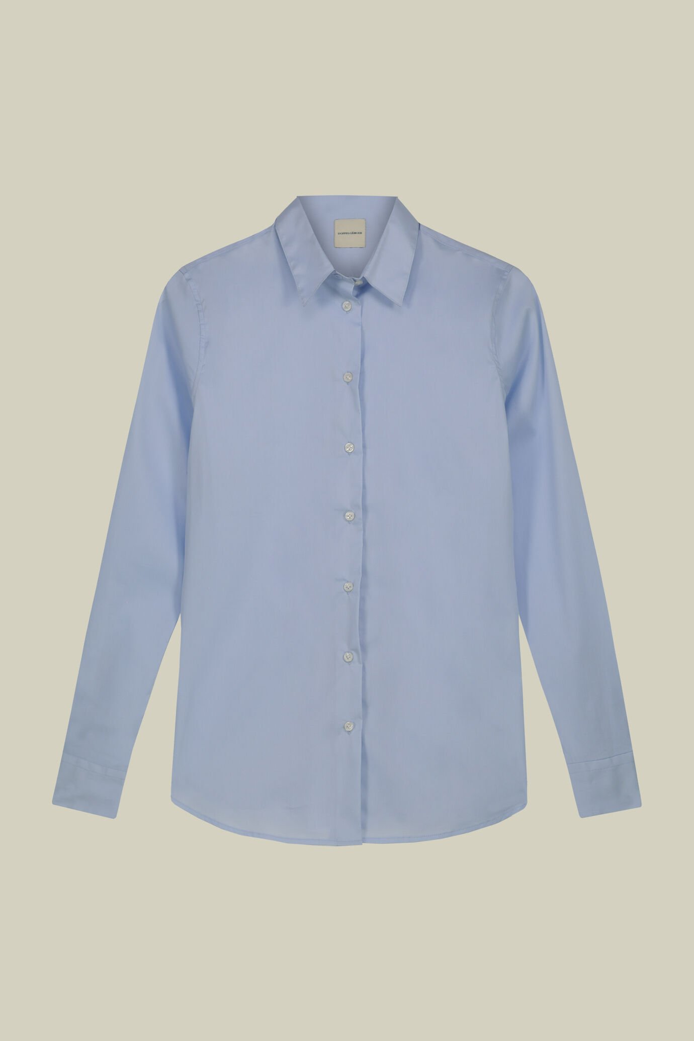 Camicia donna classica tinta unita image number 4