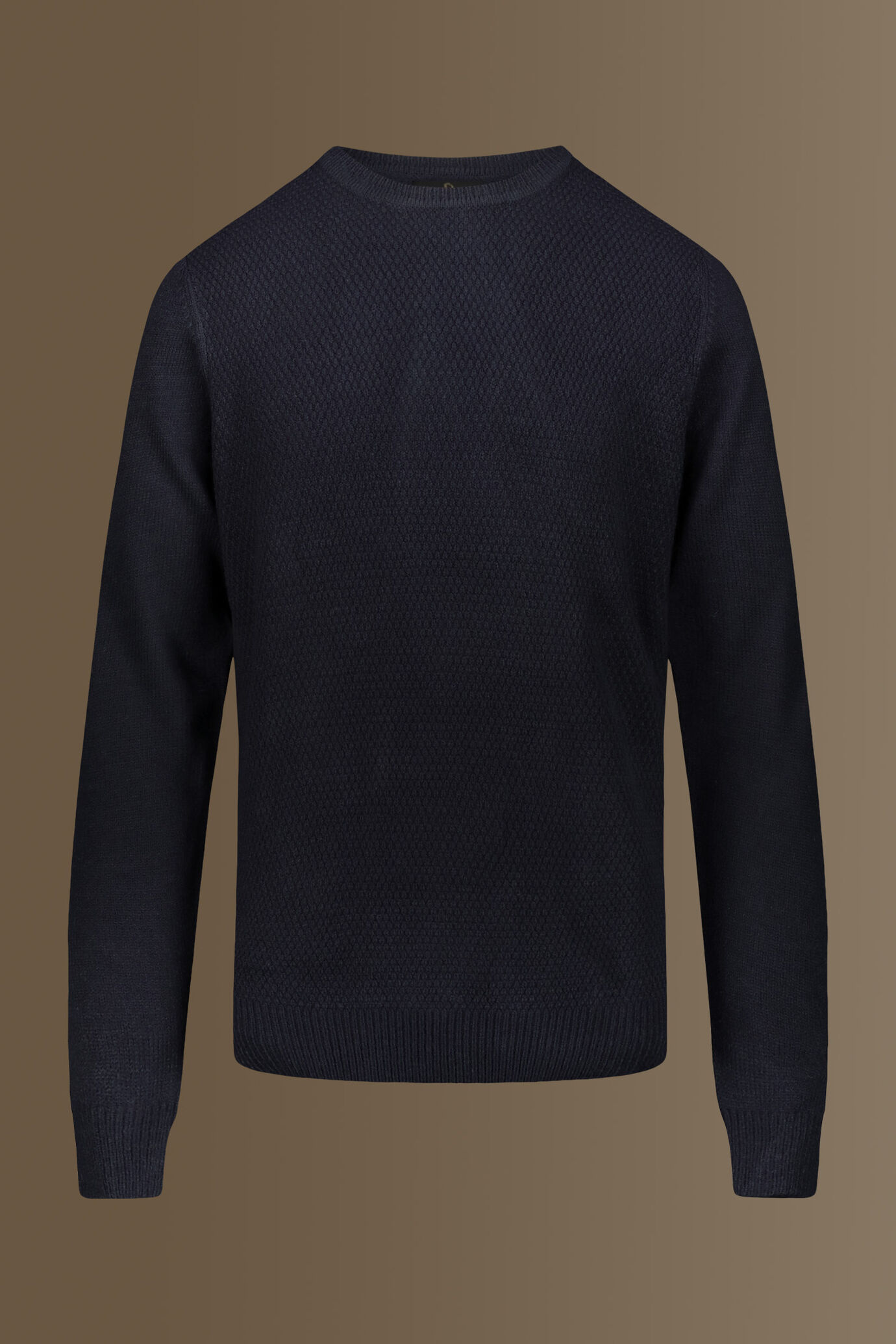 Turtle neck sweater  wool blend moss knit image number 0