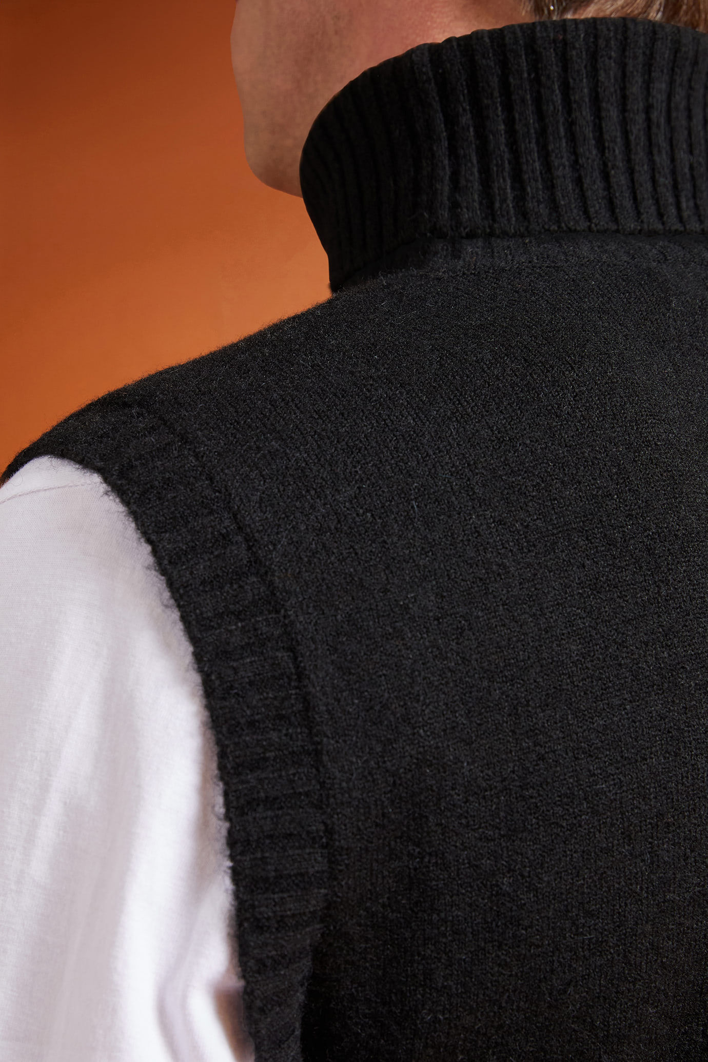 Gilet uomo a collo alto Wool Blend alpaca regular fit image number 2