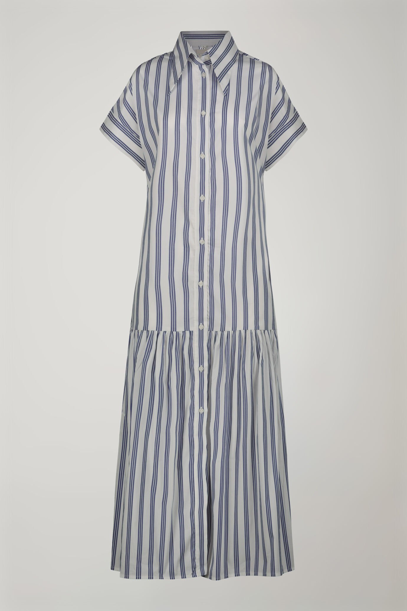 Women’s dress striped pattern stretch cotton regular fit image number 4