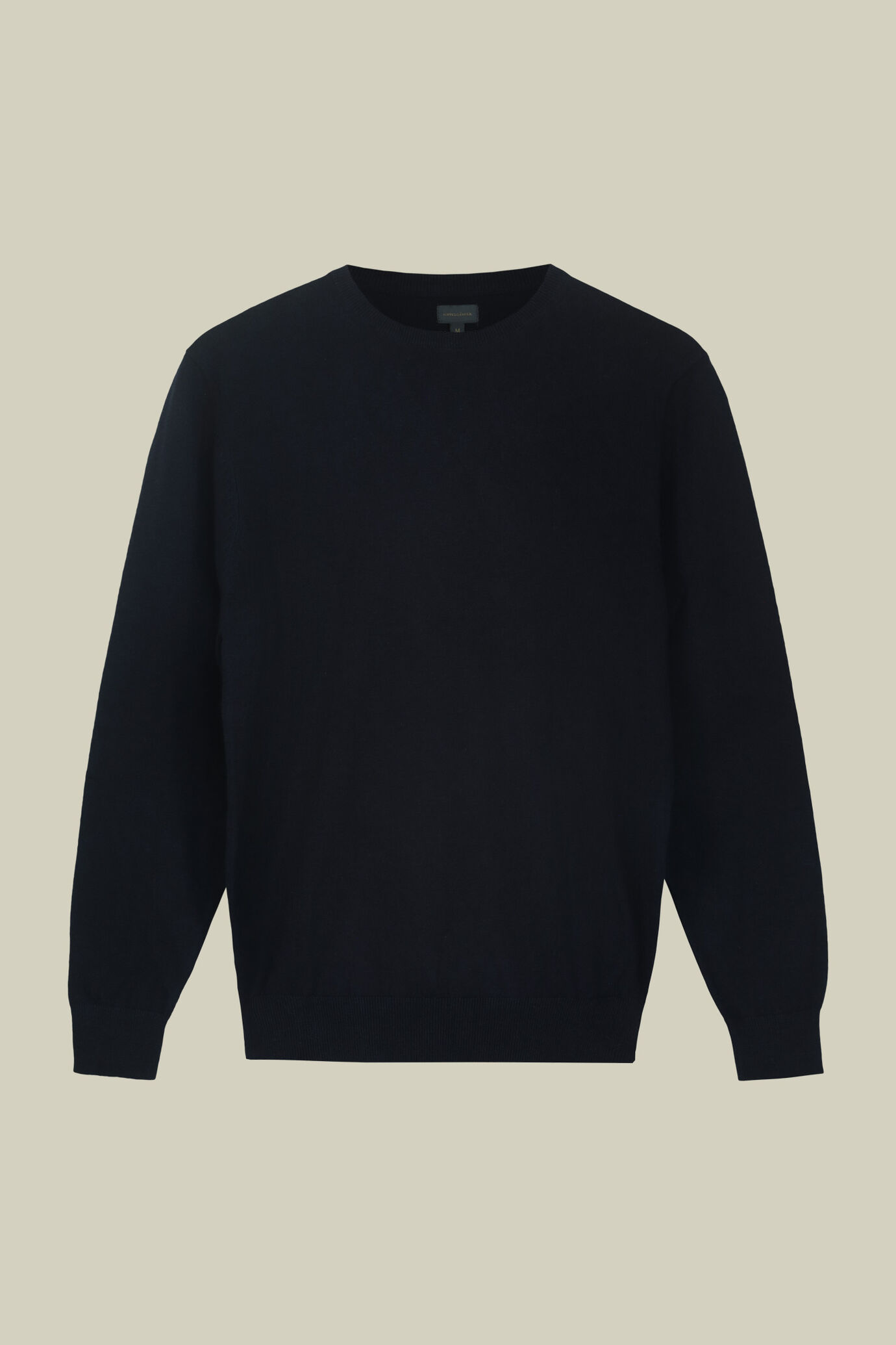 Maglia uomo girocollo lana e cotone regular fit image number 4