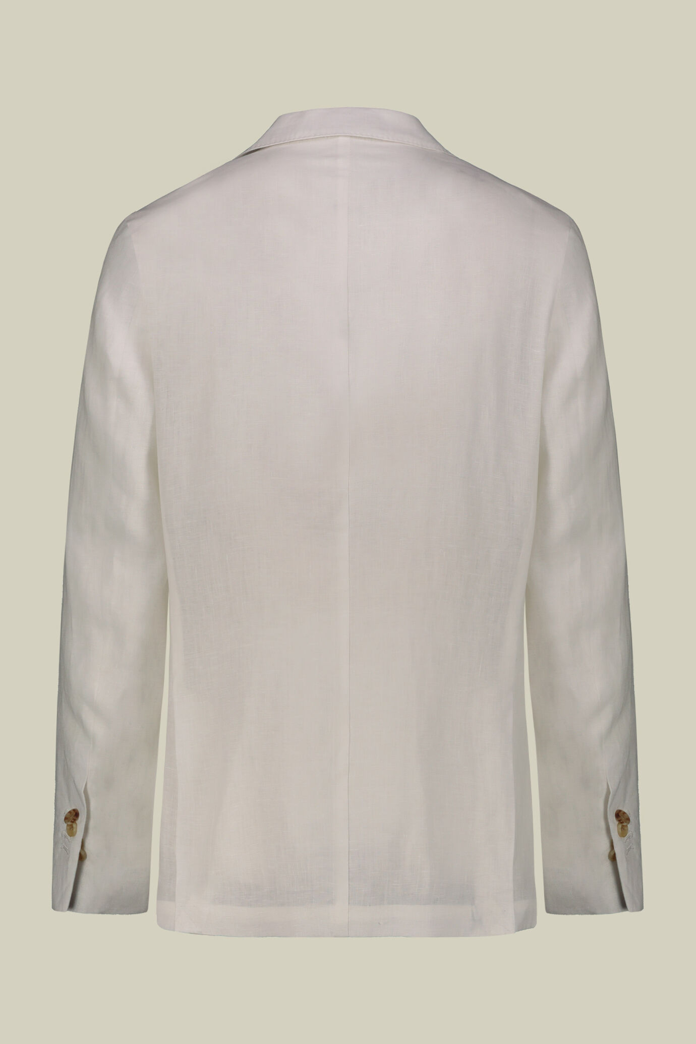 Costume droit pour homme avec pantalon sans plis, en 100% lin effet lavé image number 5