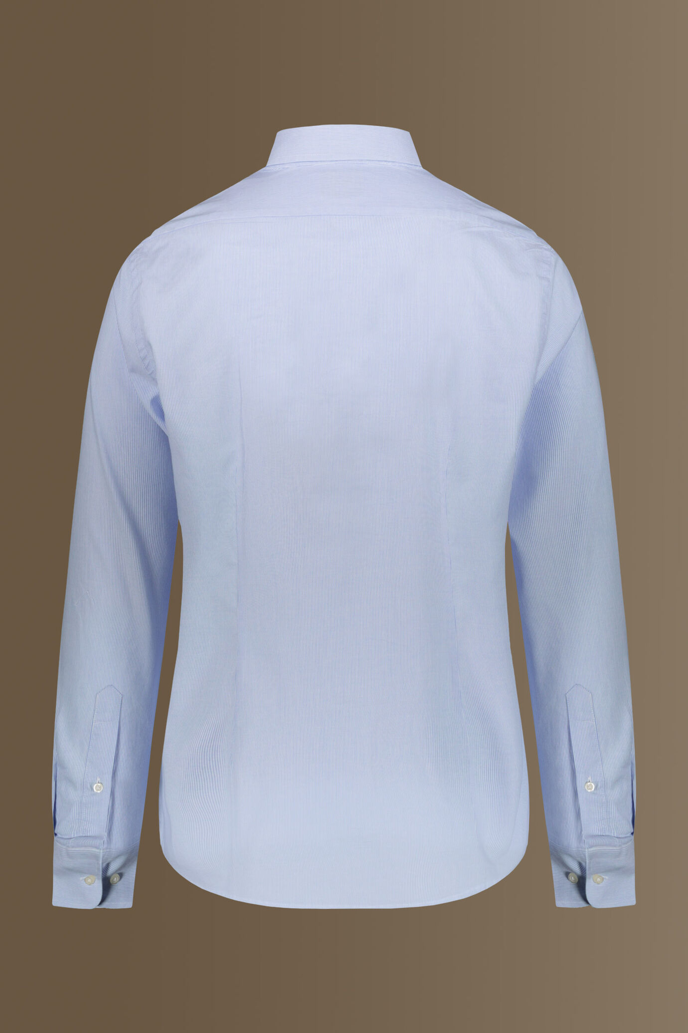 Camicia uomo button down tessuto armaturato a righe image number 4