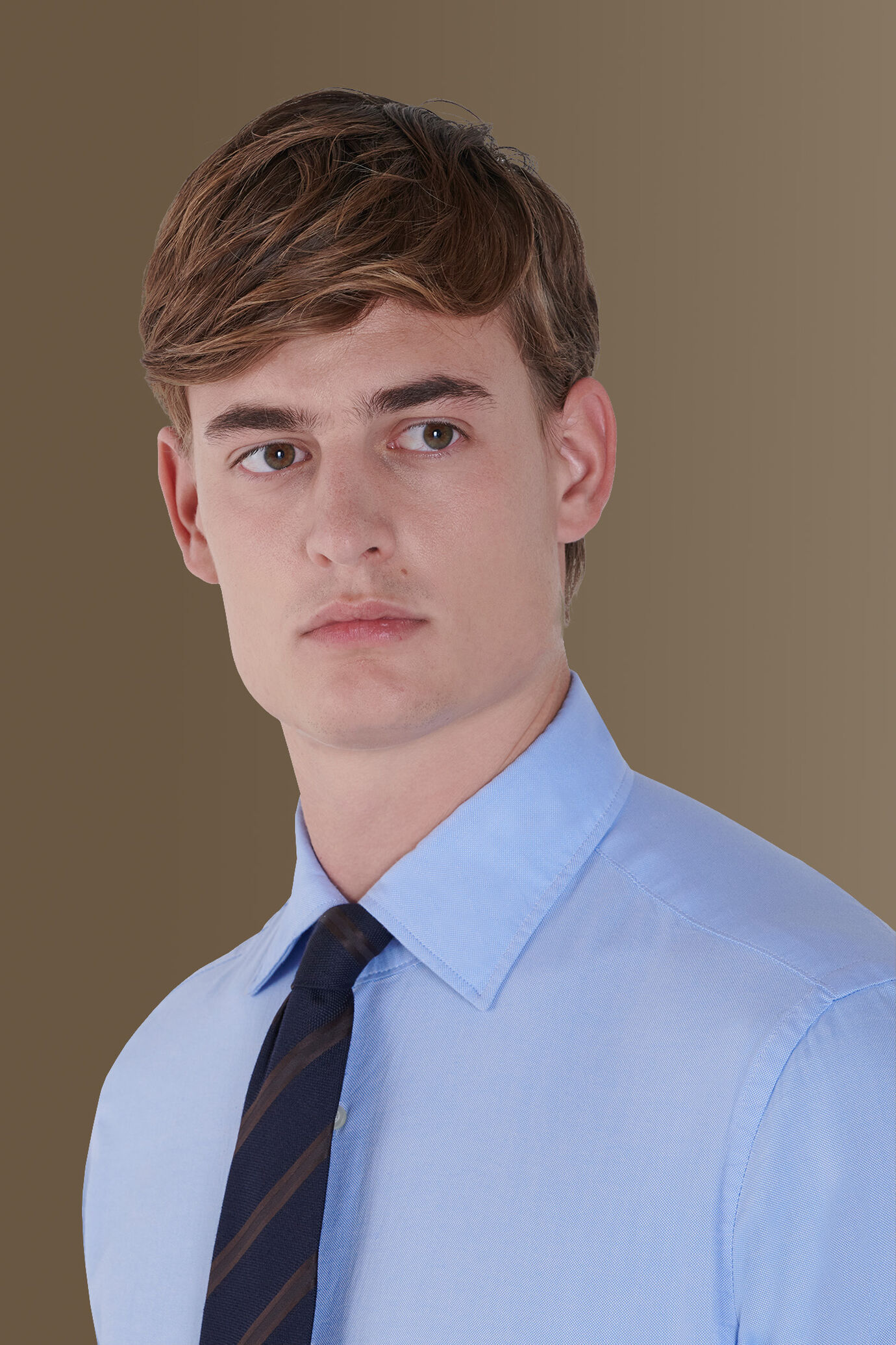 Camicia classica lavata uomo 100% cotone collo francese superlight oxford image number 1