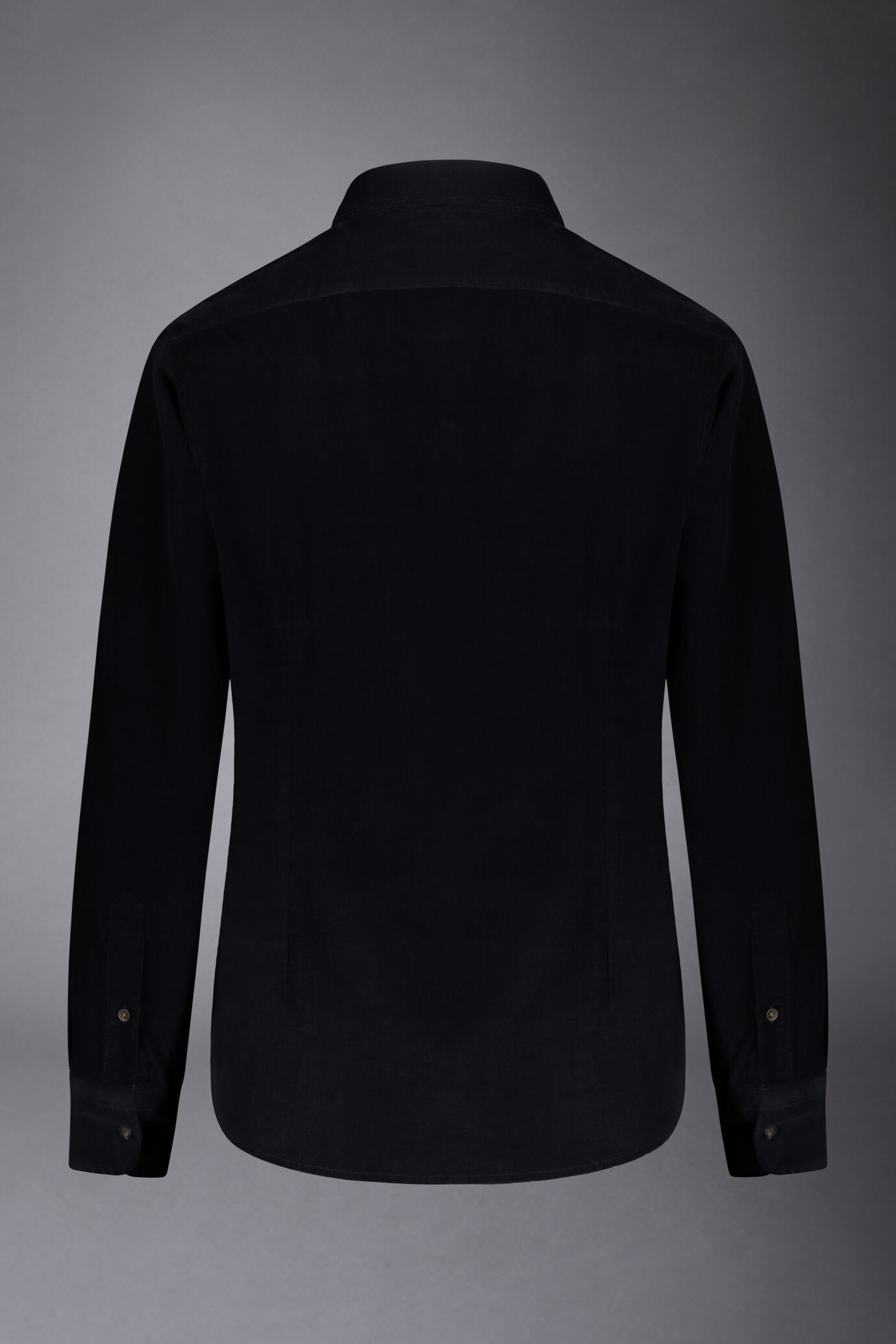 Chemise décontractée col français coupe confortable tissu velours 1000 rayures image number 5
