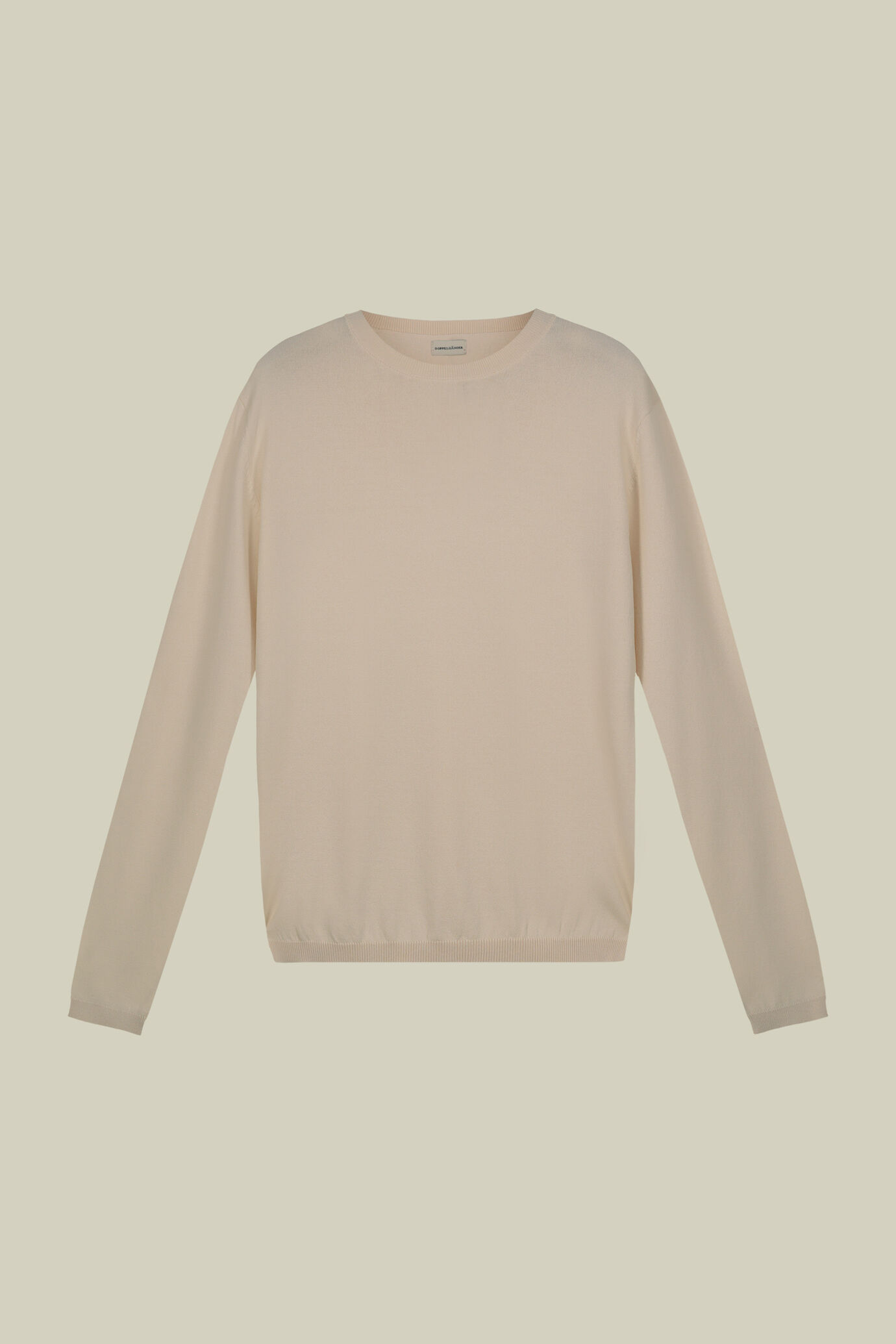 Langärmeliger Damen-Pullover mit Rundhalsausschnitt image number 4