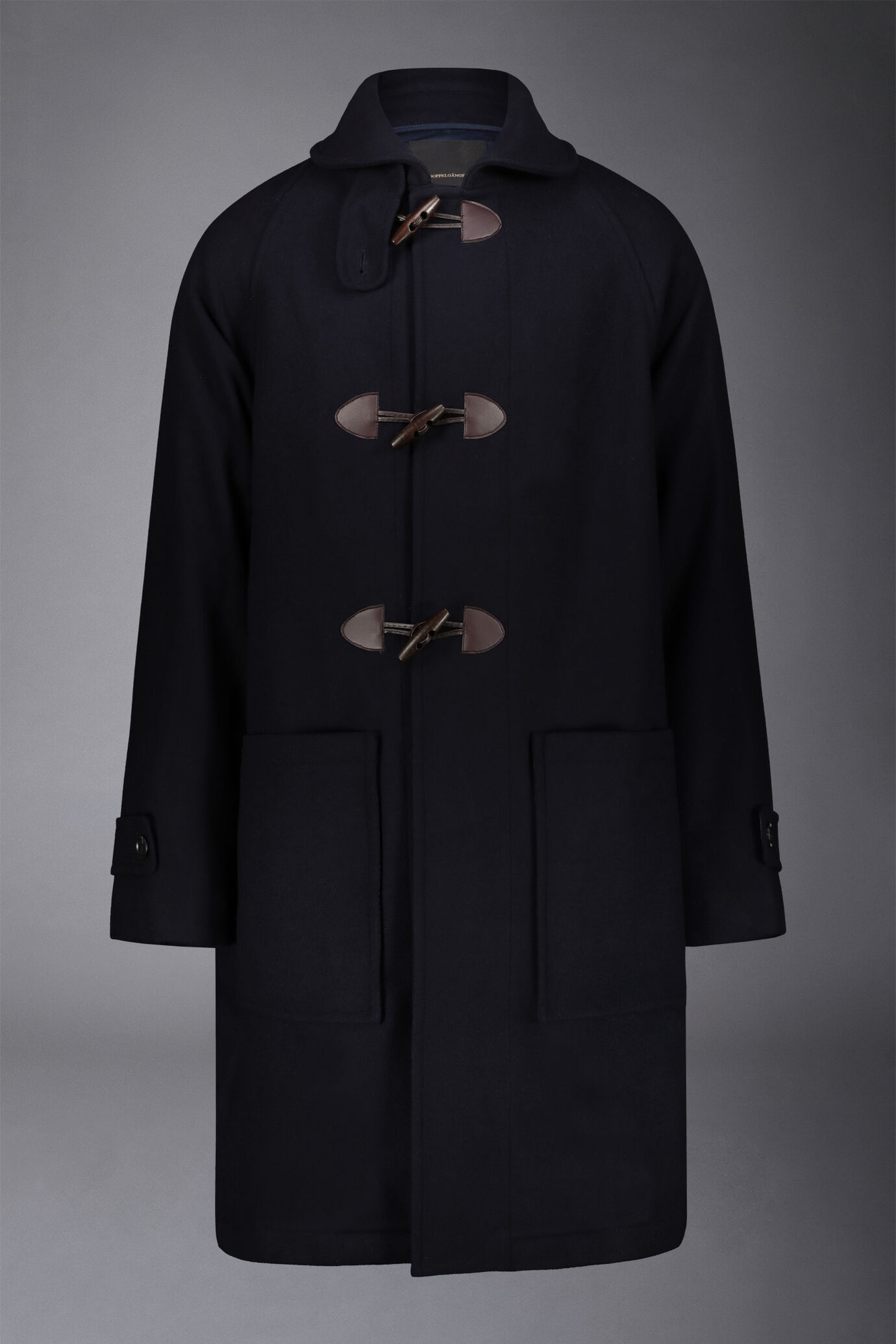 Cappotto inglese genderless senza cappuccio misto lana image number 8