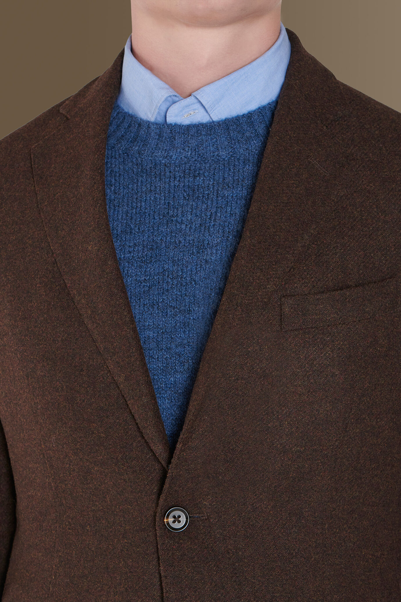Giacca monopetto in tweed image number 4