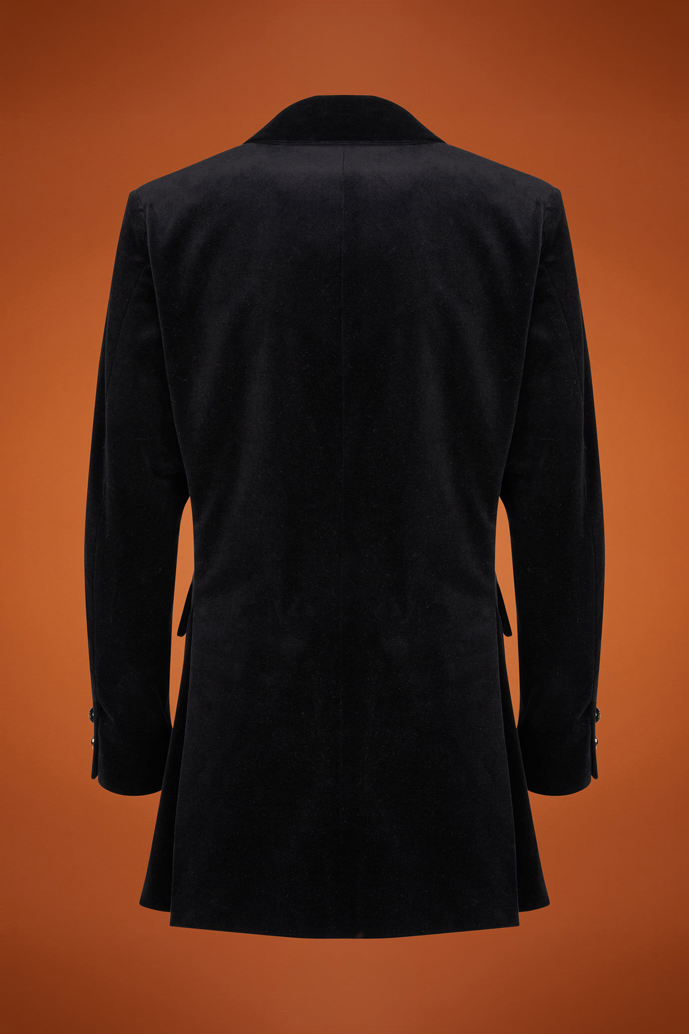 Giacca donna in velluto liscio e bottoni gioiello slim fit image number 5